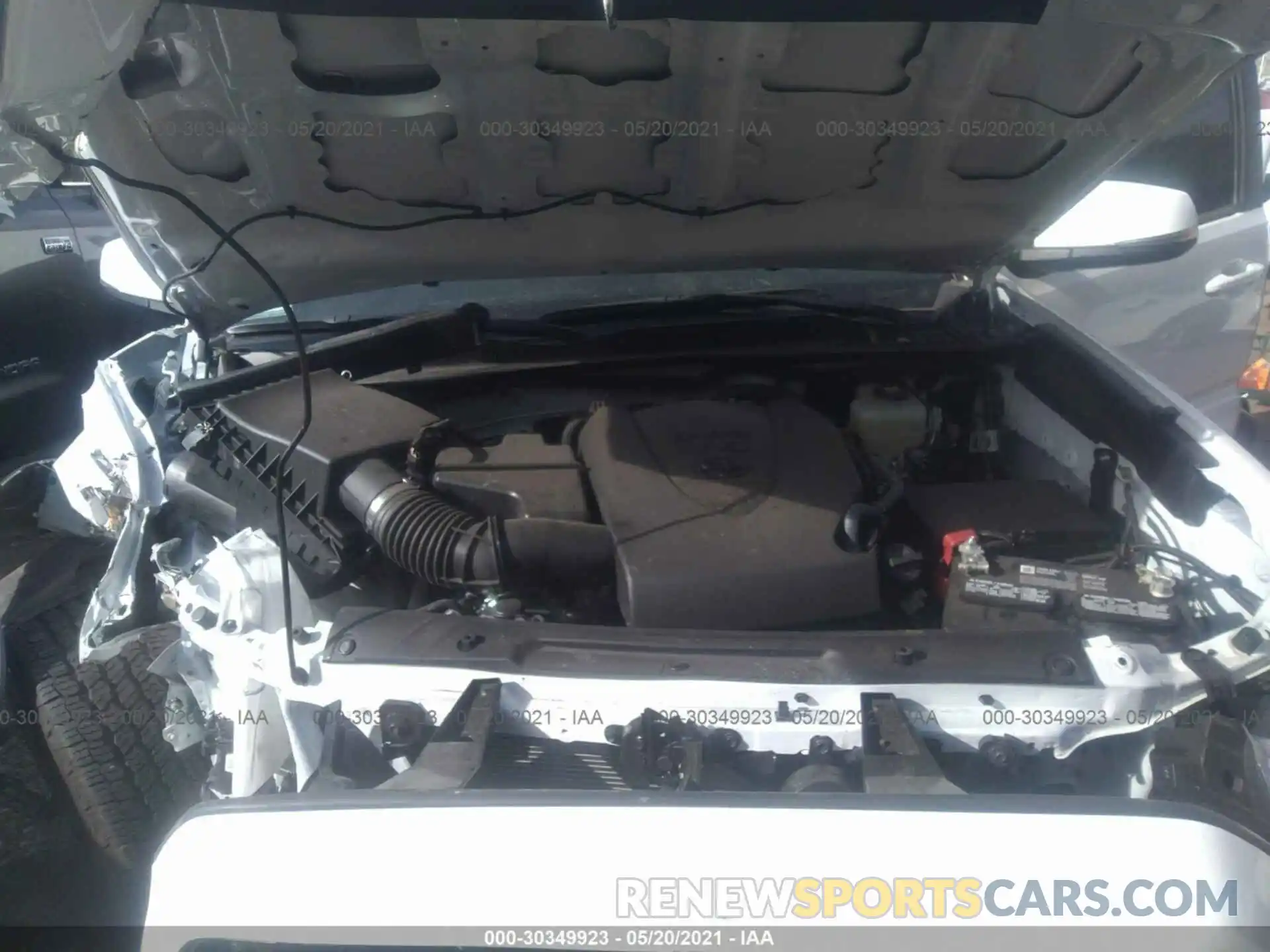 10 Photograph of a damaged car 3TMDZ5BN0MM099533 TOYOTA TACOMA 4WD 2021