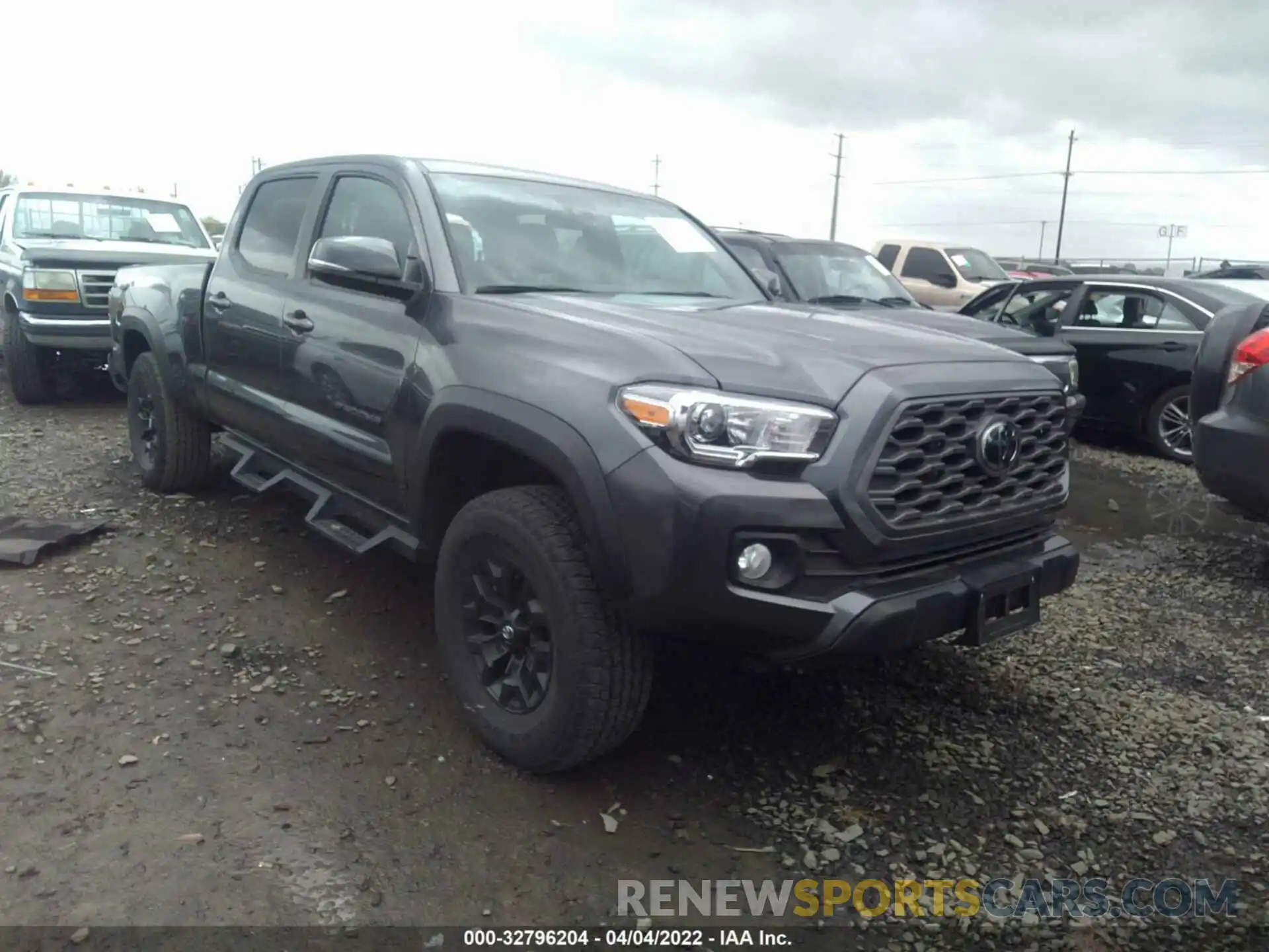 1 Photograph of a damaged car 3TMDZ5BN0MM110613 TOYOTA TACOMA 4WD 2021