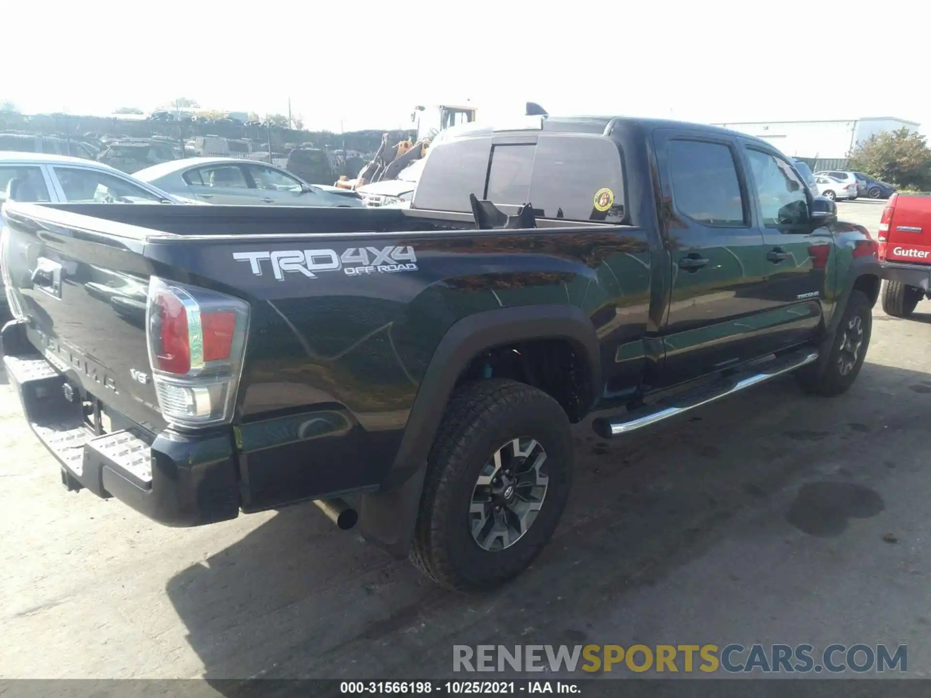 4 Фотография поврежденного автомобиля 3TMDZ5BN0MM118100 TOYOTA TACOMA 4WD 2021