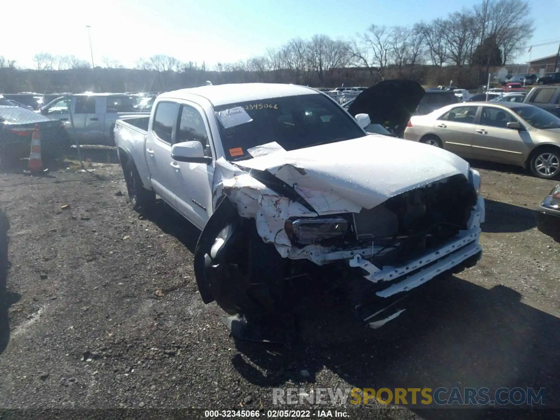 1 Photograph of a damaged car 3TMDZ5BN0MM119828 TOYOTA TACOMA 4WD 2021