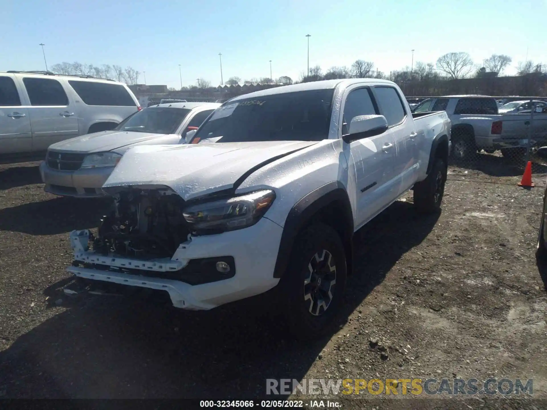 2 Photograph of a damaged car 3TMDZ5BN0MM119828 TOYOTA TACOMA 4WD 2021