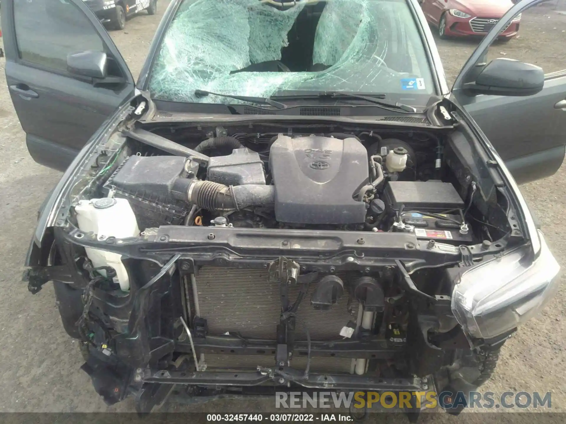 10 Photograph of a damaged car 3TMDZ5BN1MM106702 TOYOTA TACOMA 4WD 2021