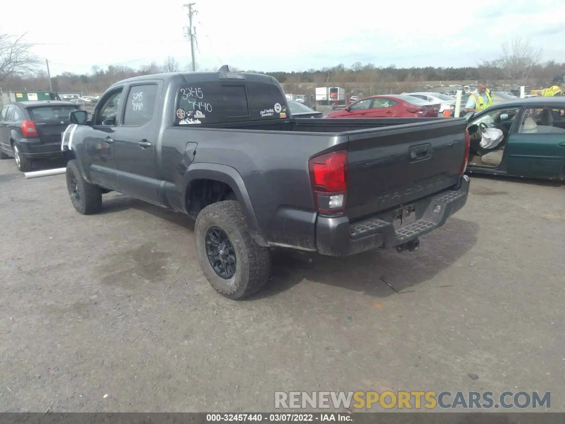 3 Photograph of a damaged car 3TMDZ5BN1MM106702 TOYOTA TACOMA 4WD 2021