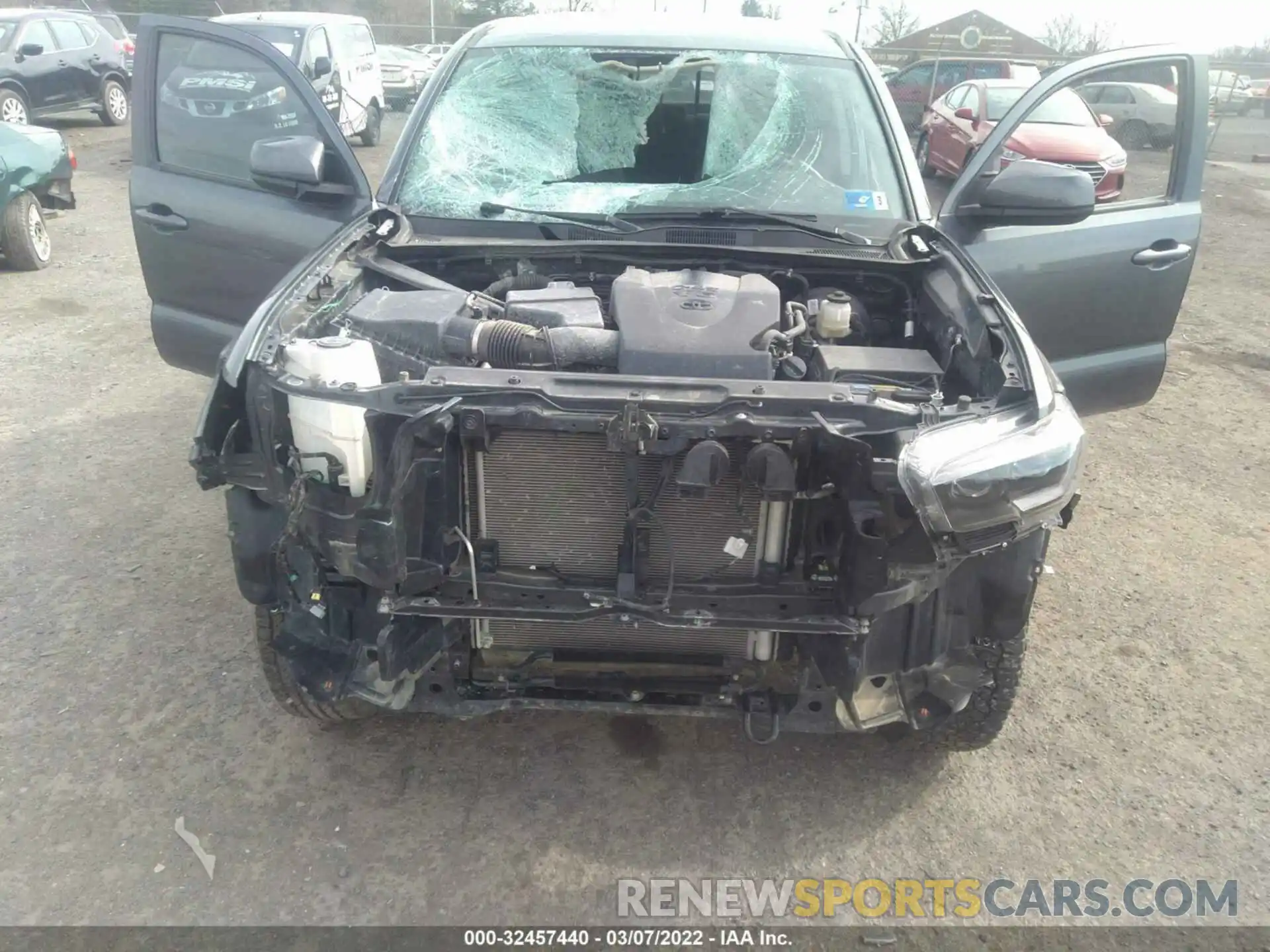 6 Photograph of a damaged car 3TMDZ5BN1MM106702 TOYOTA TACOMA 4WD 2021