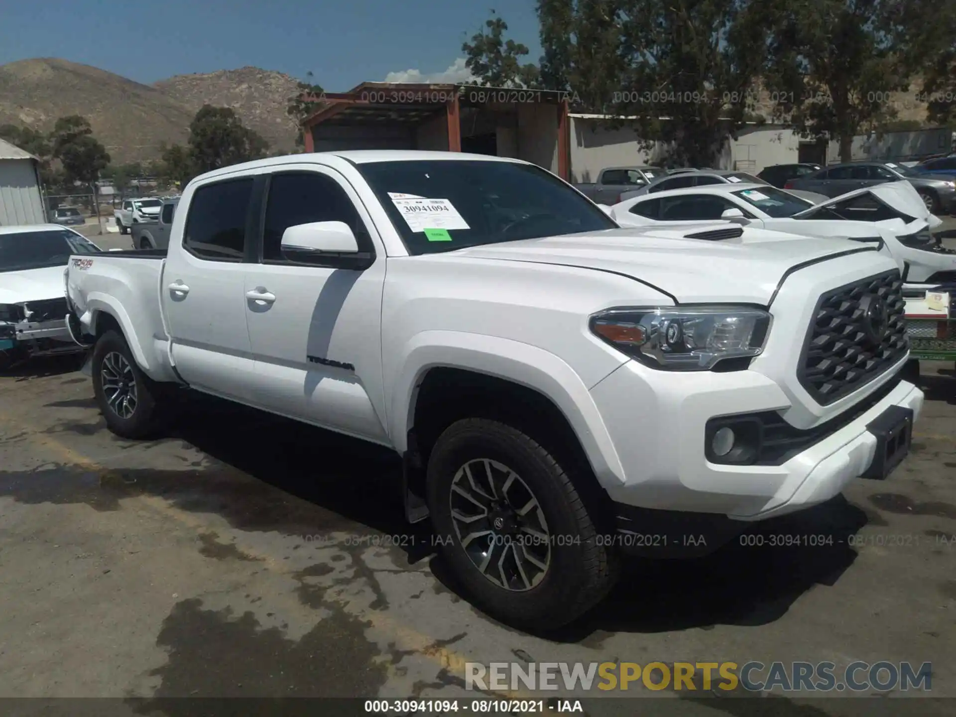 1 Photograph of a damaged car 3TMDZ5BN1MM107722 TOYOTA TACOMA 4WD 2021