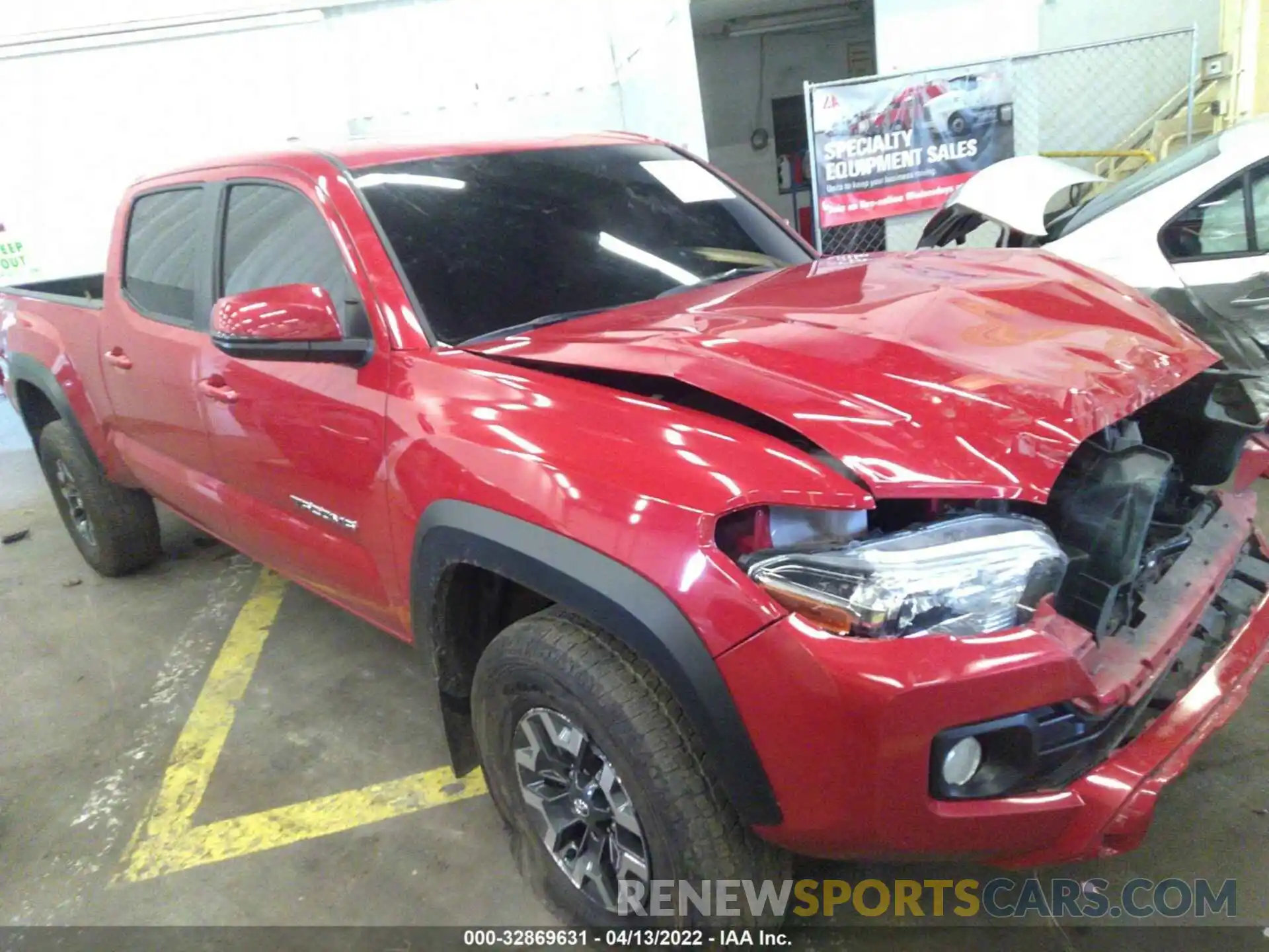 1 Photograph of a damaged car 3TMDZ5BN1MM108806 TOYOTA TACOMA 4WD 2021