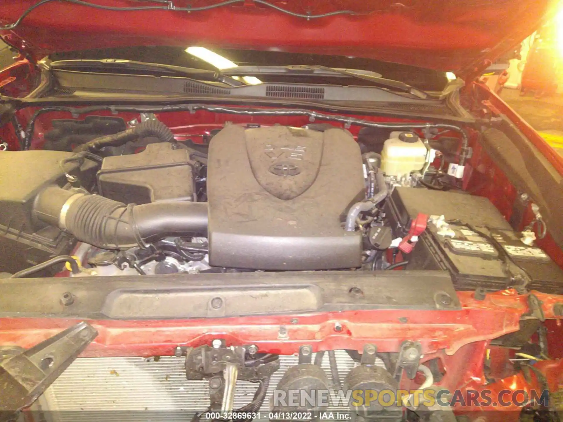 10 Photograph of a damaged car 3TMDZ5BN1MM108806 TOYOTA TACOMA 4WD 2021