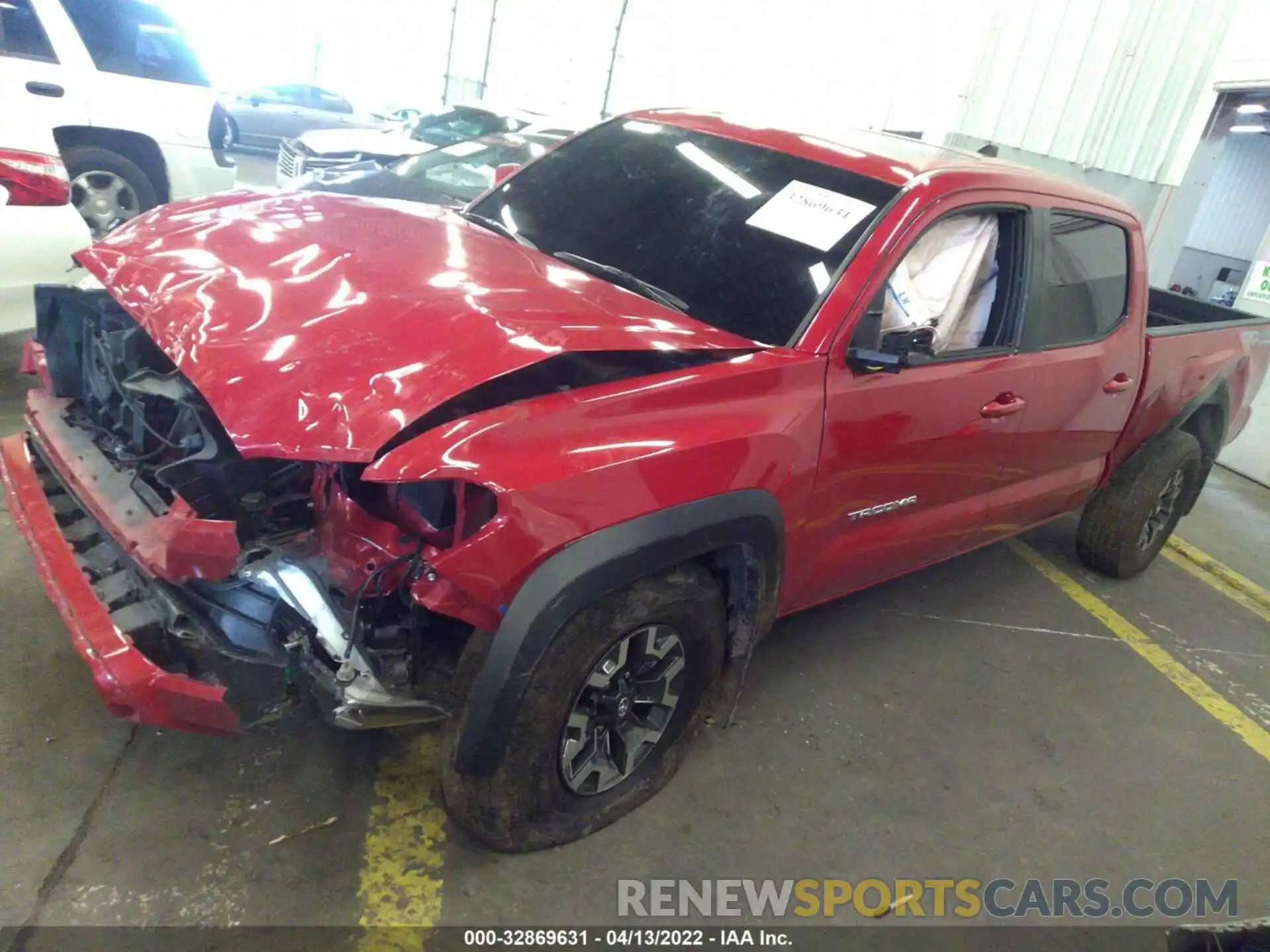 2 Photograph of a damaged car 3TMDZ5BN1MM108806 TOYOTA TACOMA 4WD 2021