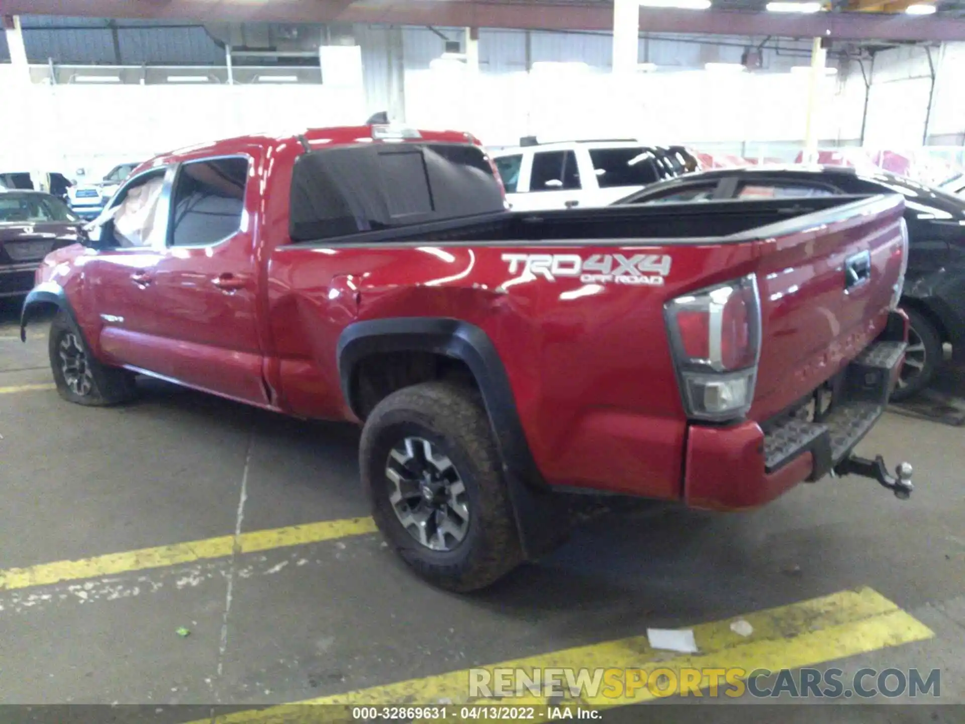 3 Photograph of a damaged car 3TMDZ5BN1MM108806 TOYOTA TACOMA 4WD 2021