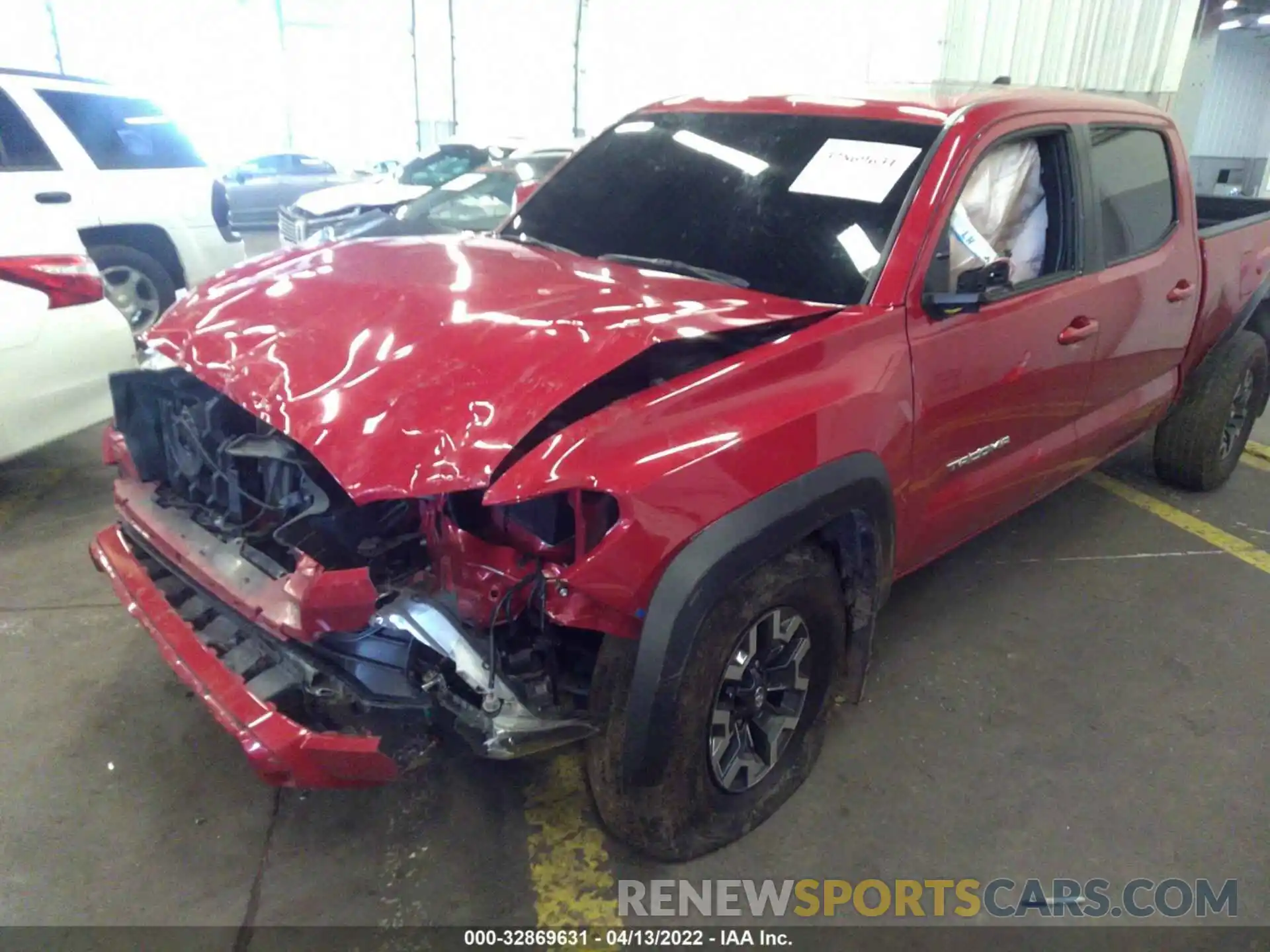 6 Photograph of a damaged car 3TMDZ5BN1MM108806 TOYOTA TACOMA 4WD 2021