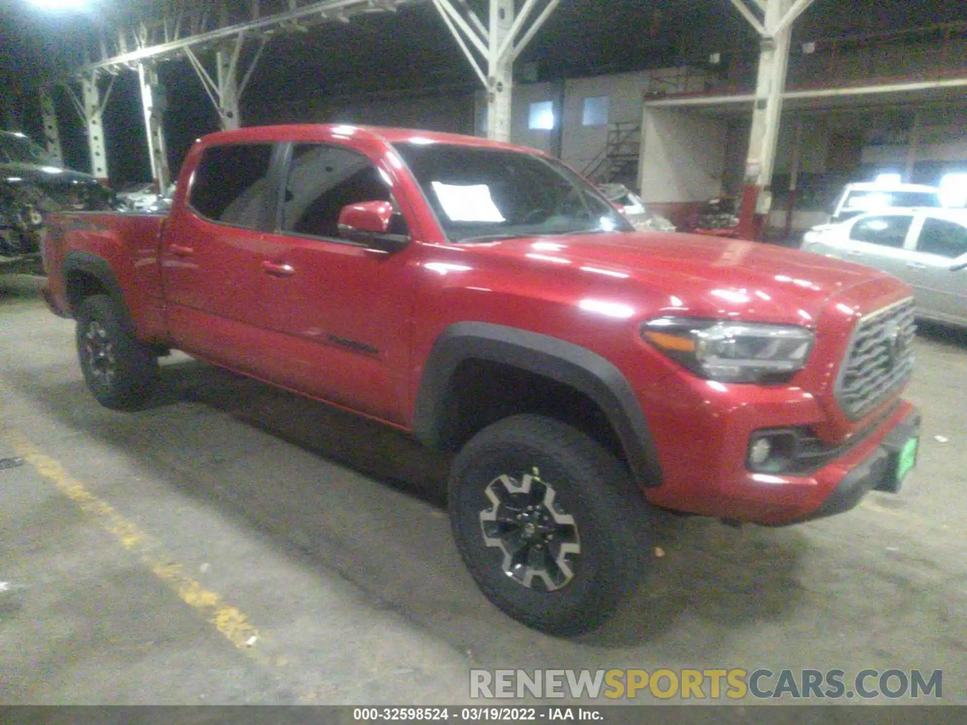 1 Photograph of a damaged car 3TMDZ5BN1MM120129 TOYOTA TACOMA 4WD 2021