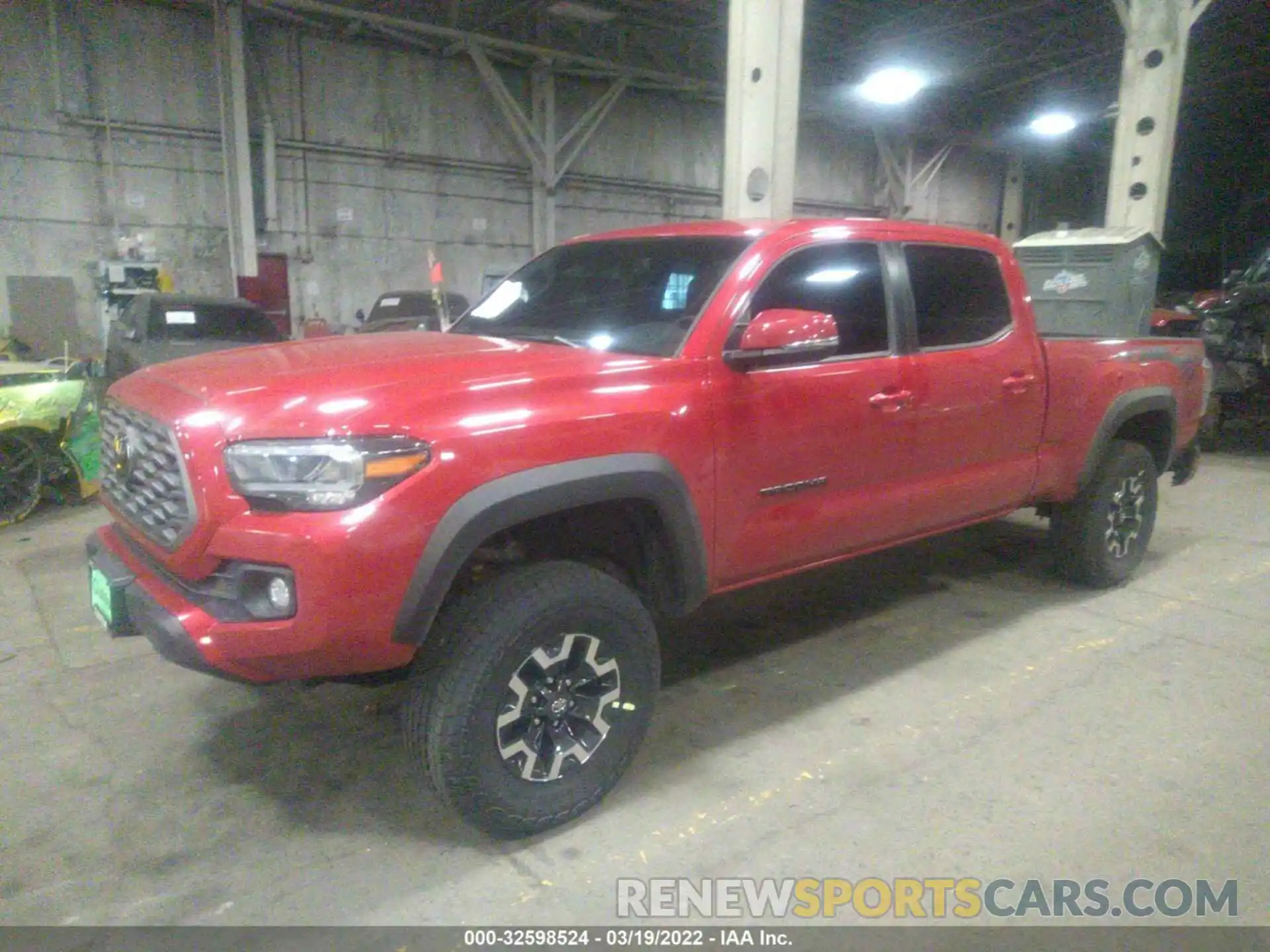 2 Photograph of a damaged car 3TMDZ5BN1MM120129 TOYOTA TACOMA 4WD 2021