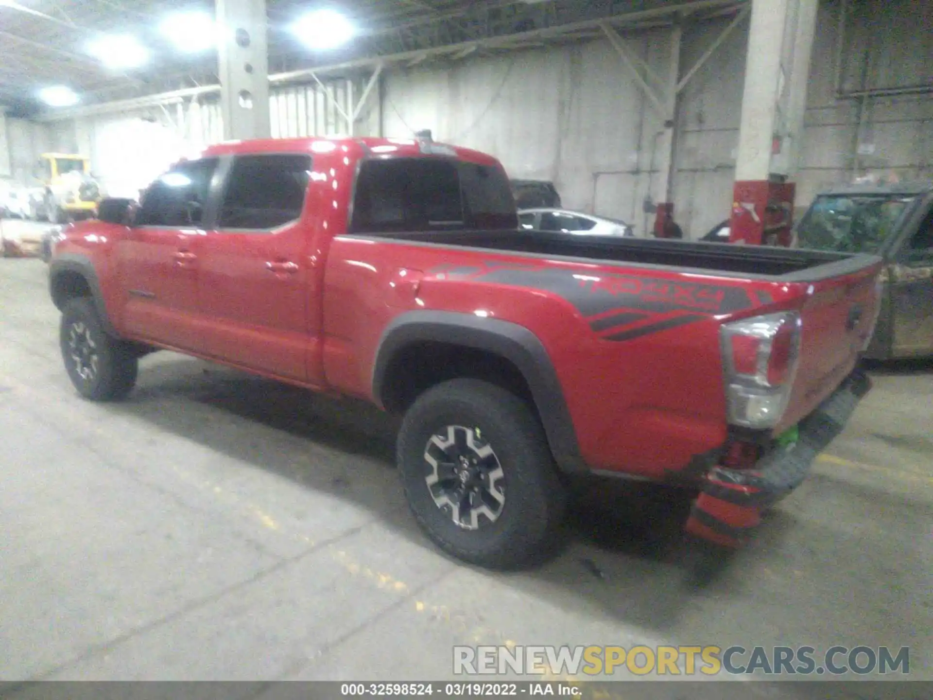 3 Photograph of a damaged car 3TMDZ5BN1MM120129 TOYOTA TACOMA 4WD 2021