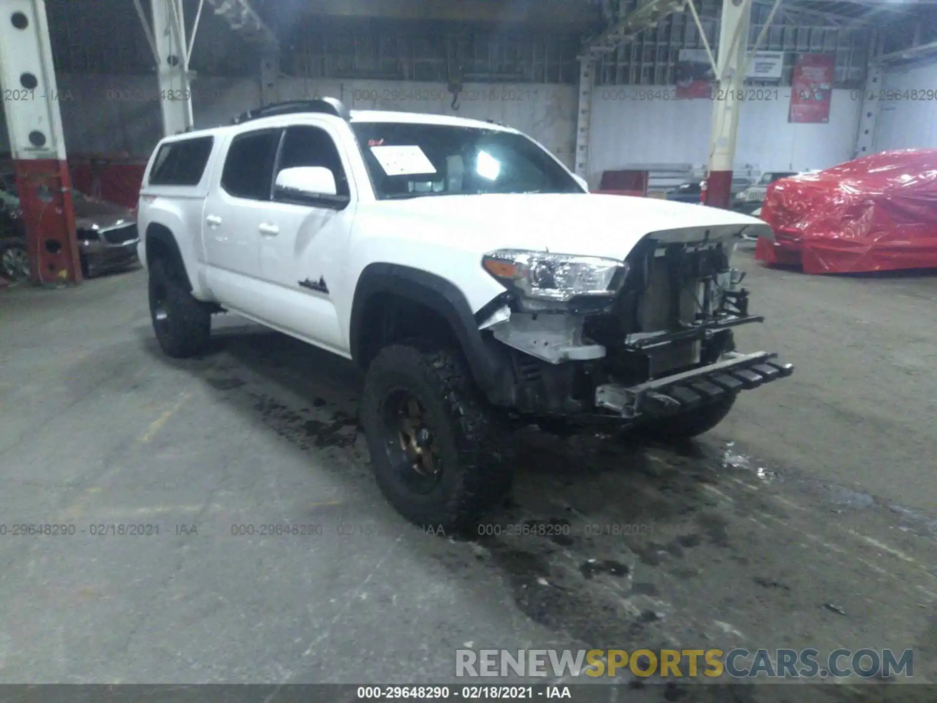 1 Photograph of a damaged car 3TMDZ5BN2MM098786 TOYOTA TACOMA 4WD 2021