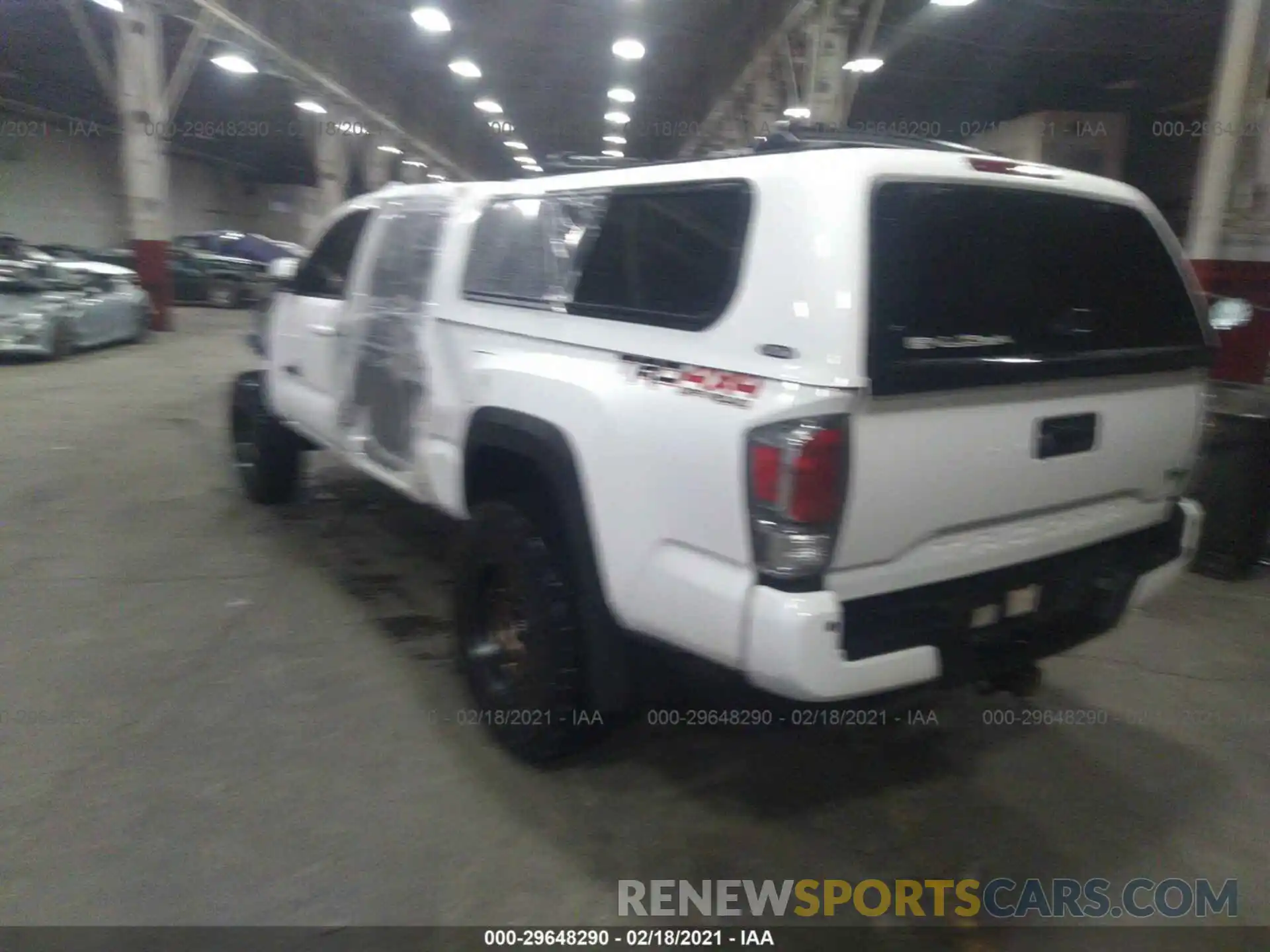 3 Photograph of a damaged car 3TMDZ5BN2MM098786 TOYOTA TACOMA 4WD 2021