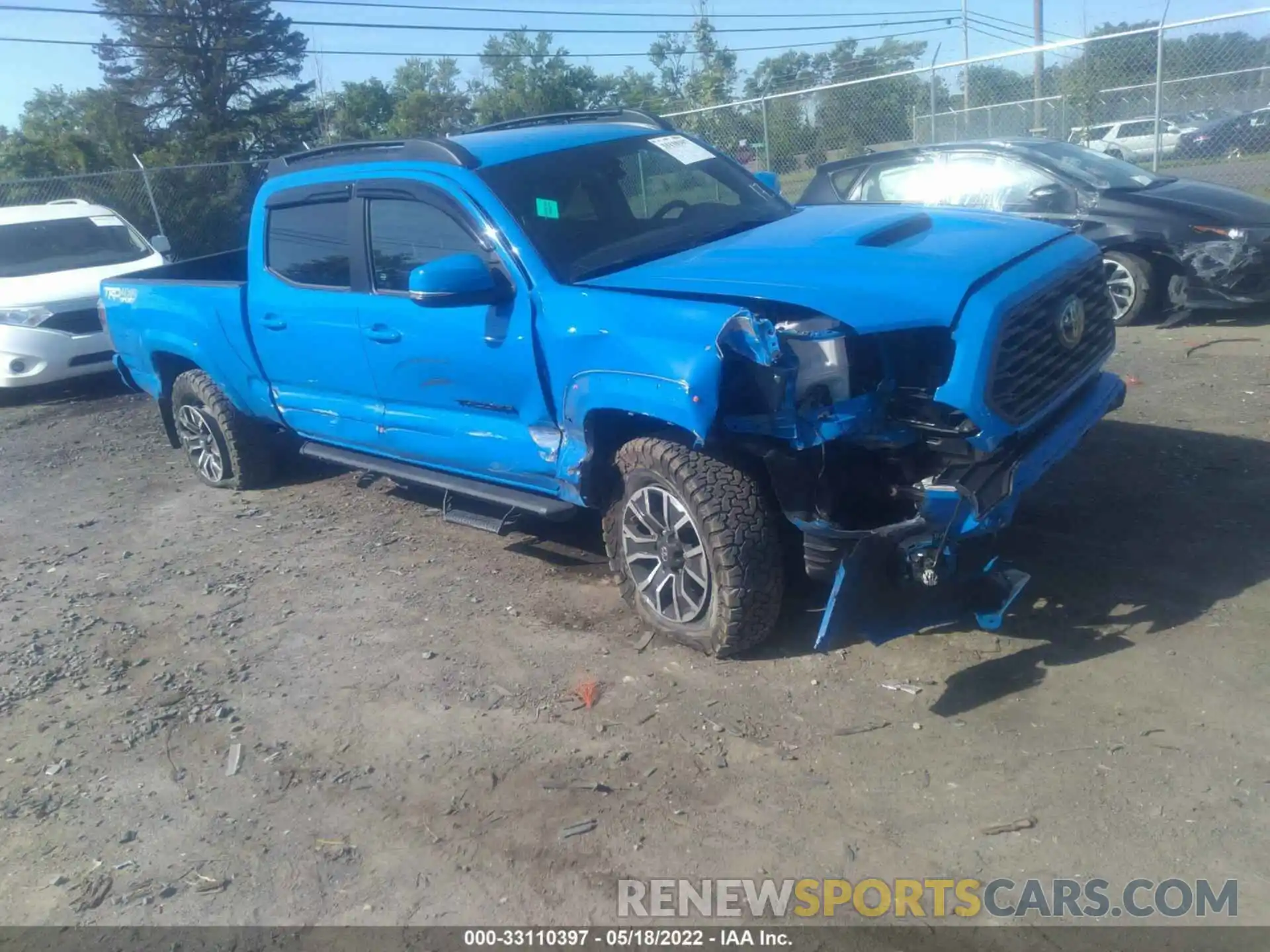 1 Photograph of a damaged car 3TMDZ5BN2MM104019 TOYOTA TACOMA 4WD 2021