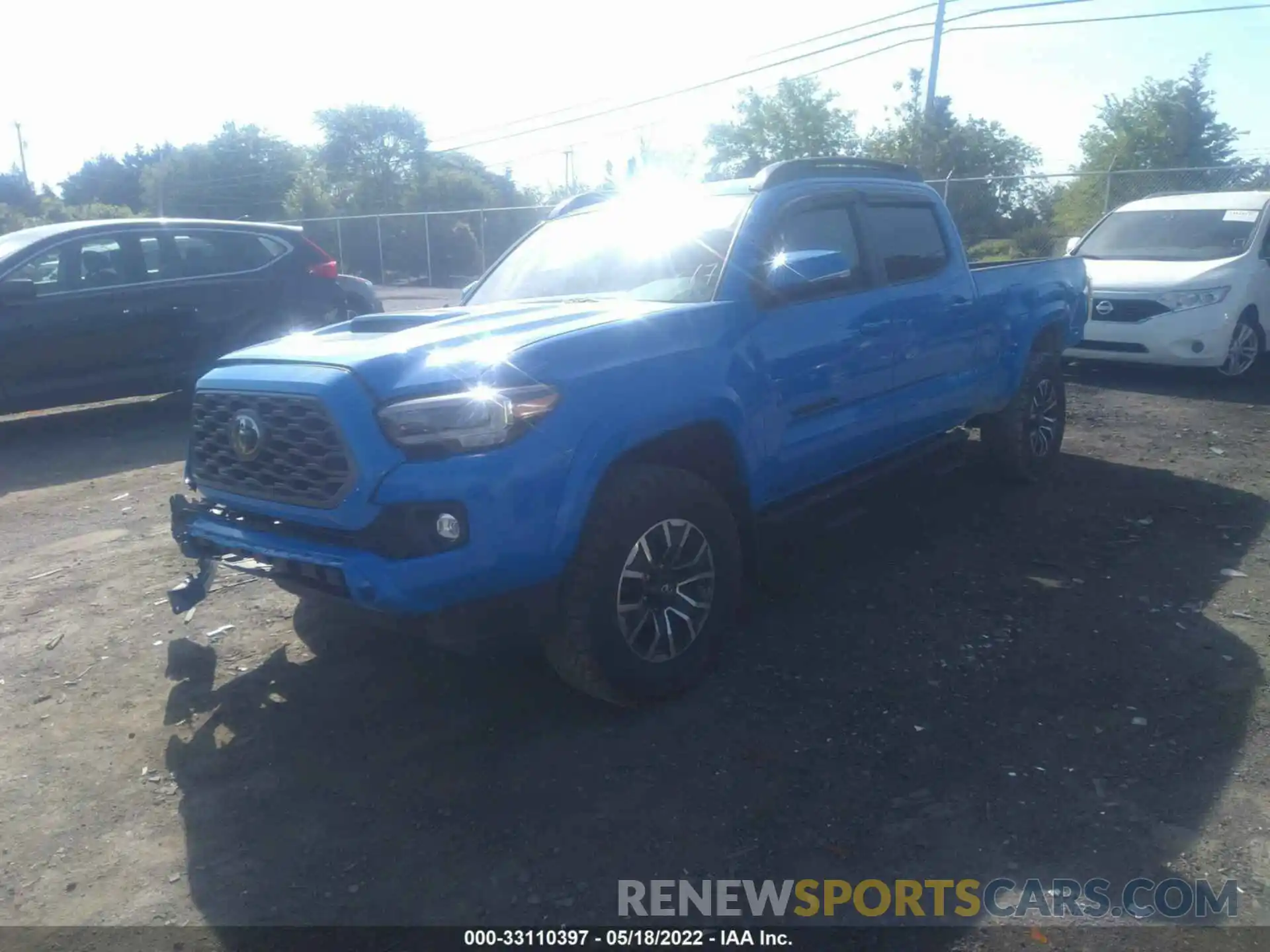 2 Photograph of a damaged car 3TMDZ5BN2MM104019 TOYOTA TACOMA 4WD 2021