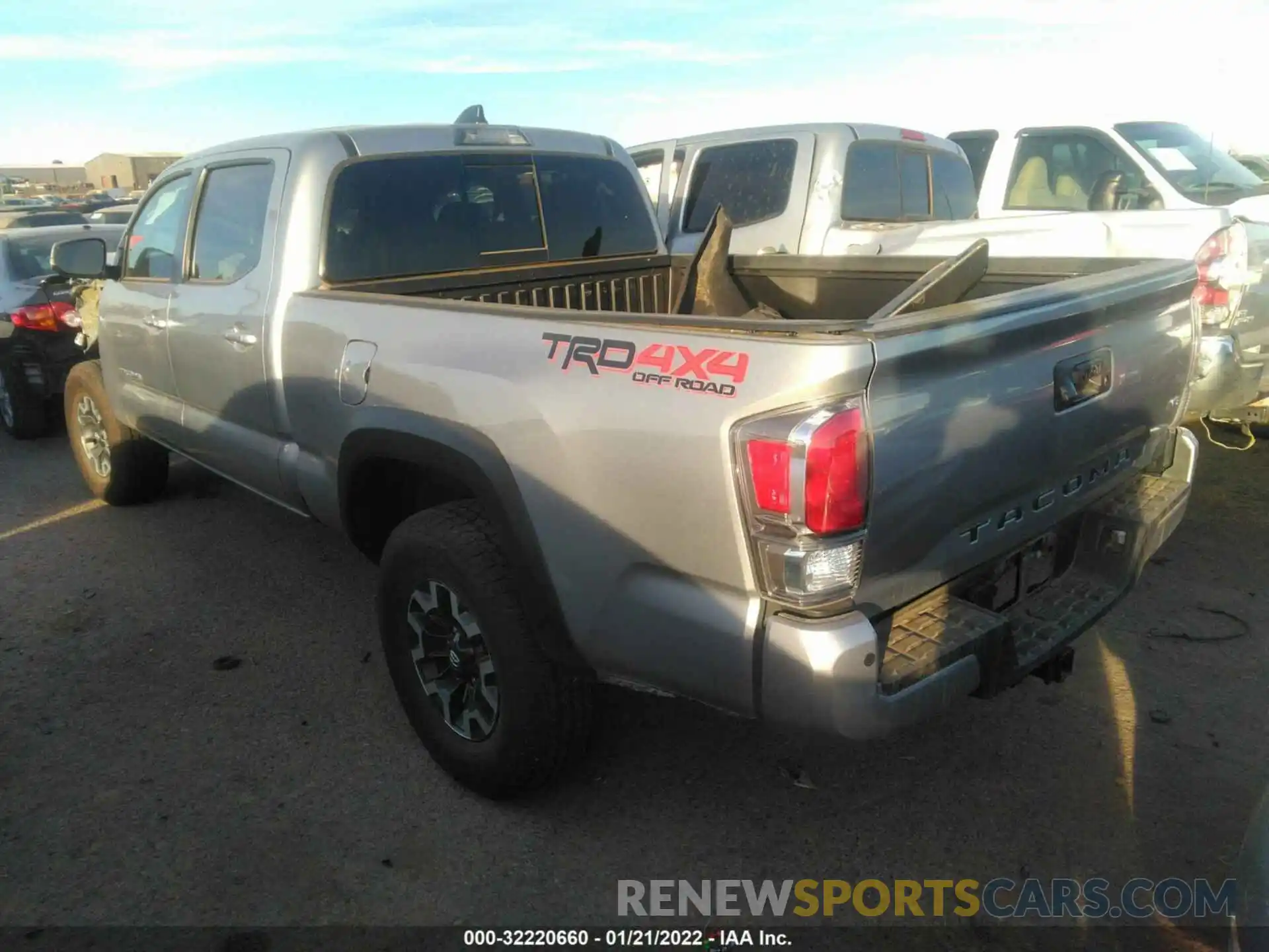 3 Photograph of a damaged car 3TMDZ5BN2MM105977 TOYOTA TACOMA 4WD 2021