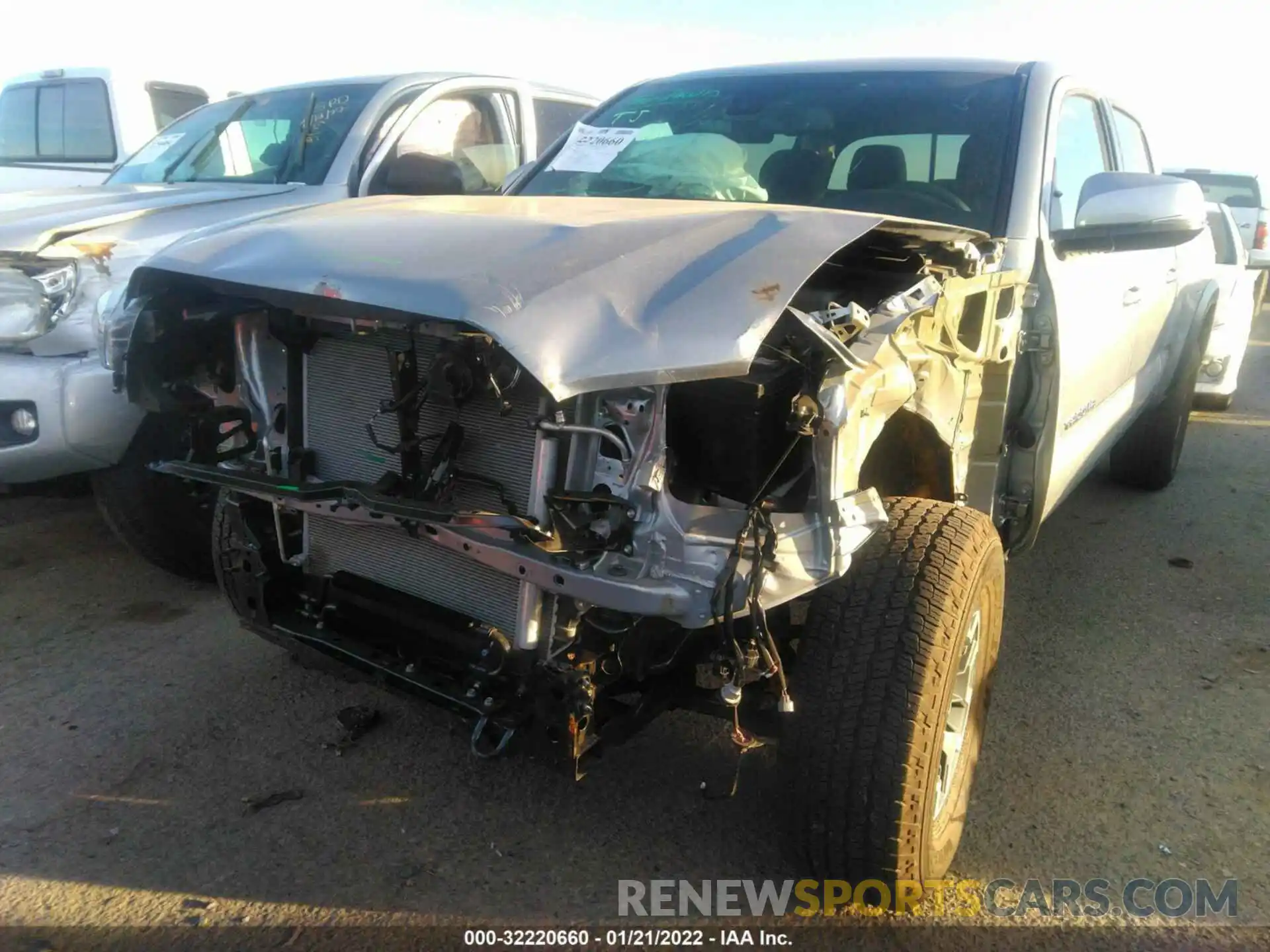 6 Photograph of a damaged car 3TMDZ5BN2MM105977 TOYOTA TACOMA 4WD 2021