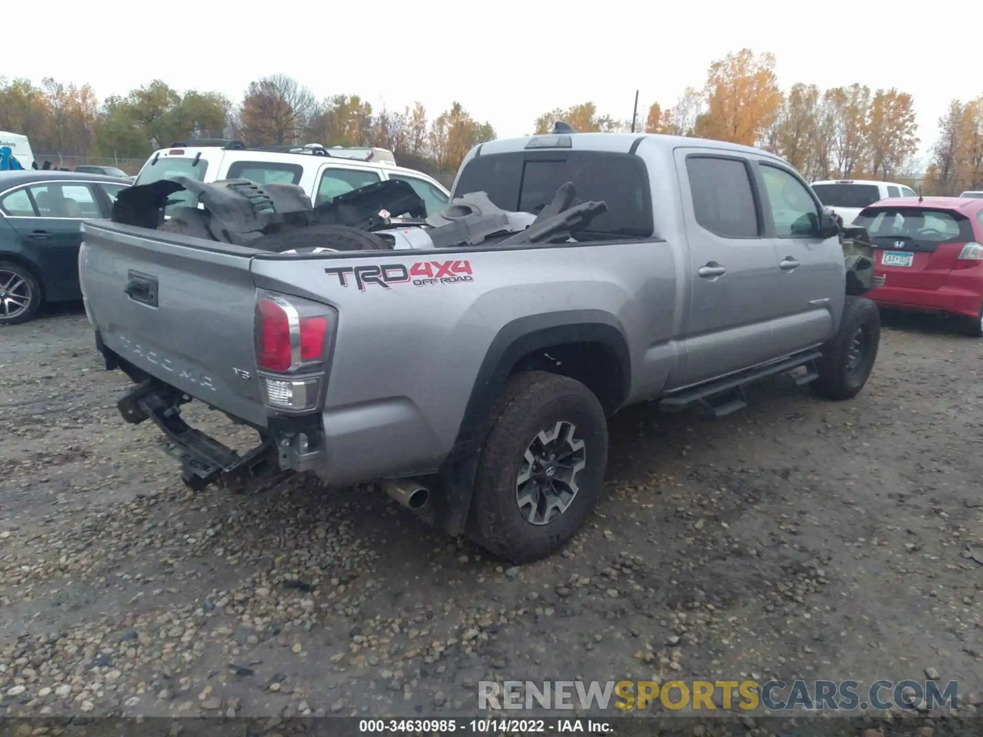 4 Фотография поврежденного автомобиля 3TMDZ5BN2MM108264 TOYOTA TACOMA 4WD 2021