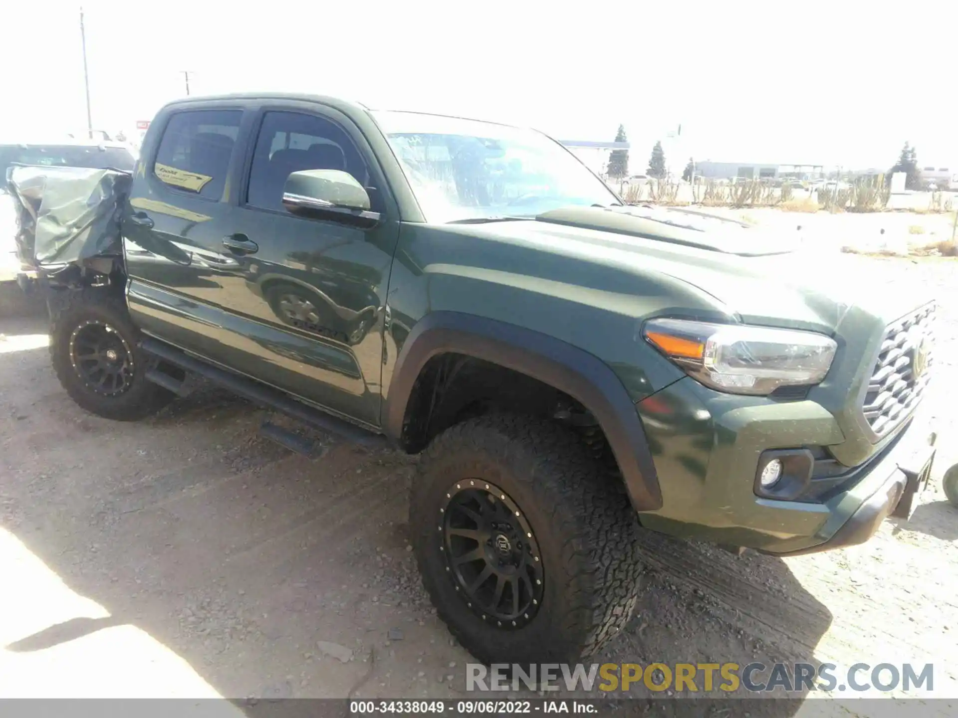 1 Photograph of a damaged car 3TMDZ5BN2MM108443 TOYOTA TACOMA 4WD 2021