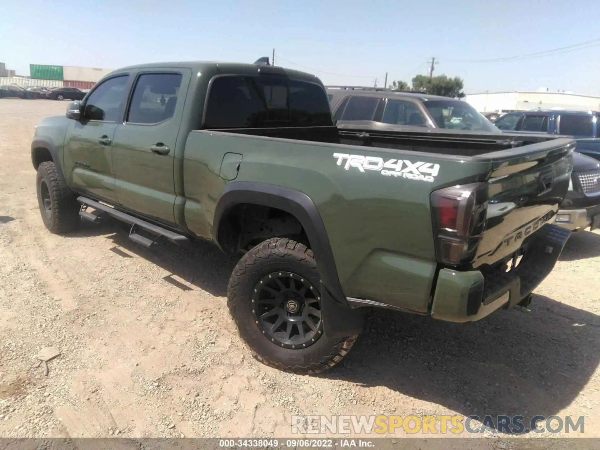 3 Photograph of a damaged car 3TMDZ5BN2MM108443 TOYOTA TACOMA 4WD 2021