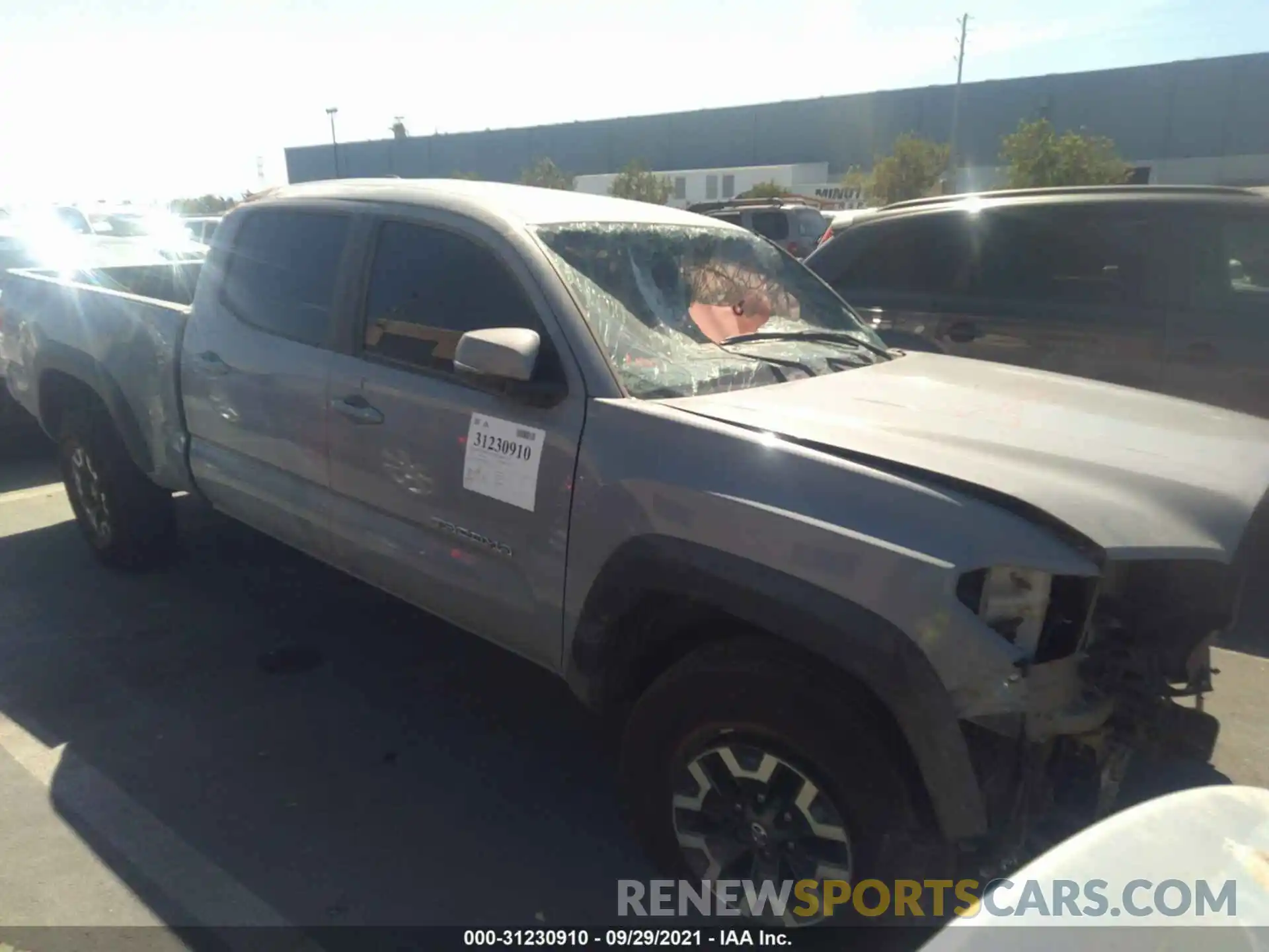 1 Photograph of a damaged car 3TMDZ5BN2MM108703 TOYOTA TACOMA 4WD 2021