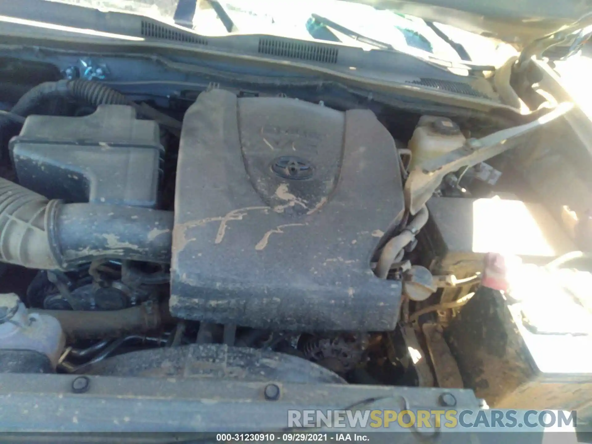 10 Photograph of a damaged car 3TMDZ5BN2MM108703 TOYOTA TACOMA 4WD 2021