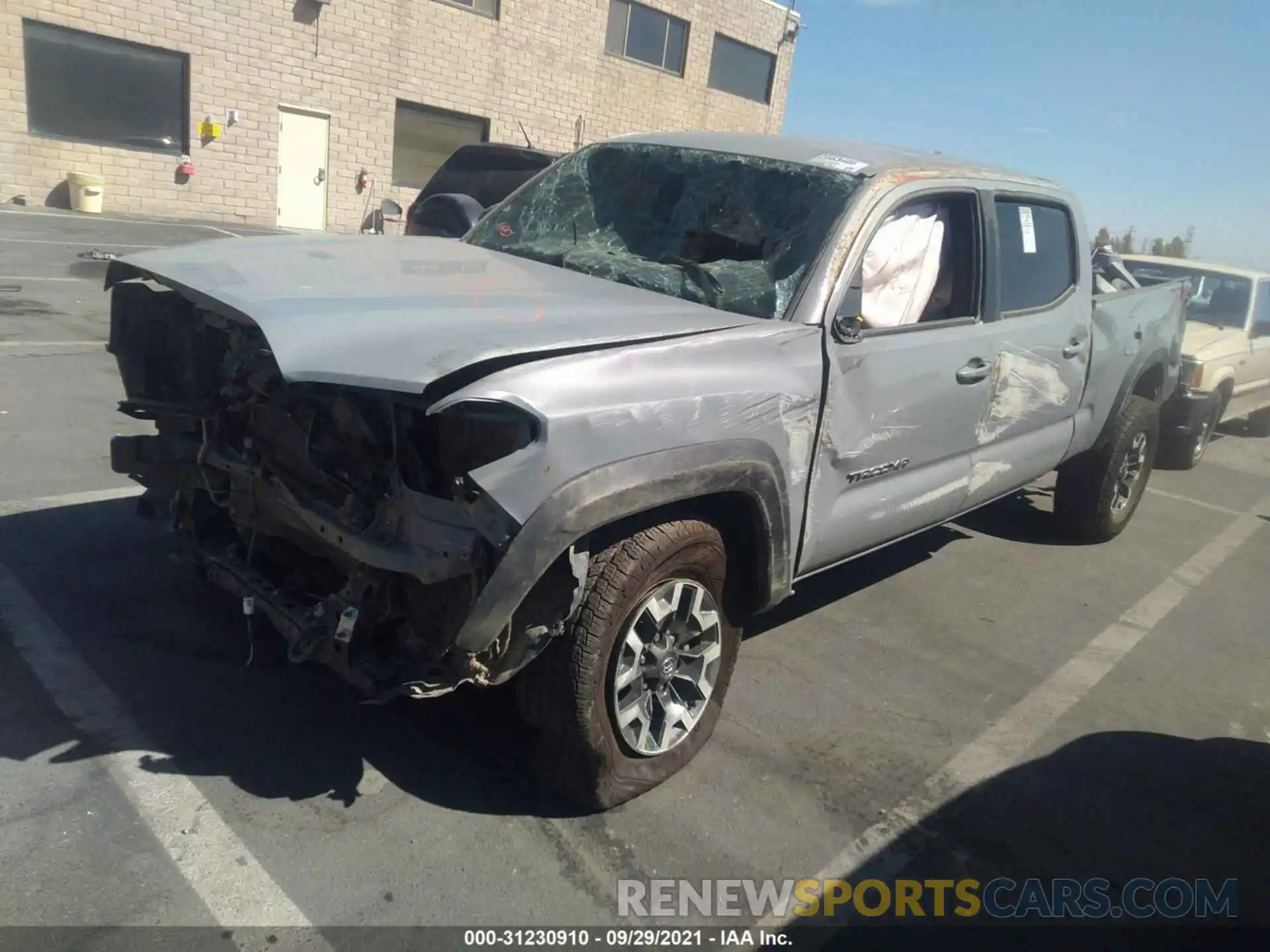 2 Photograph of a damaged car 3TMDZ5BN2MM108703 TOYOTA TACOMA 4WD 2021