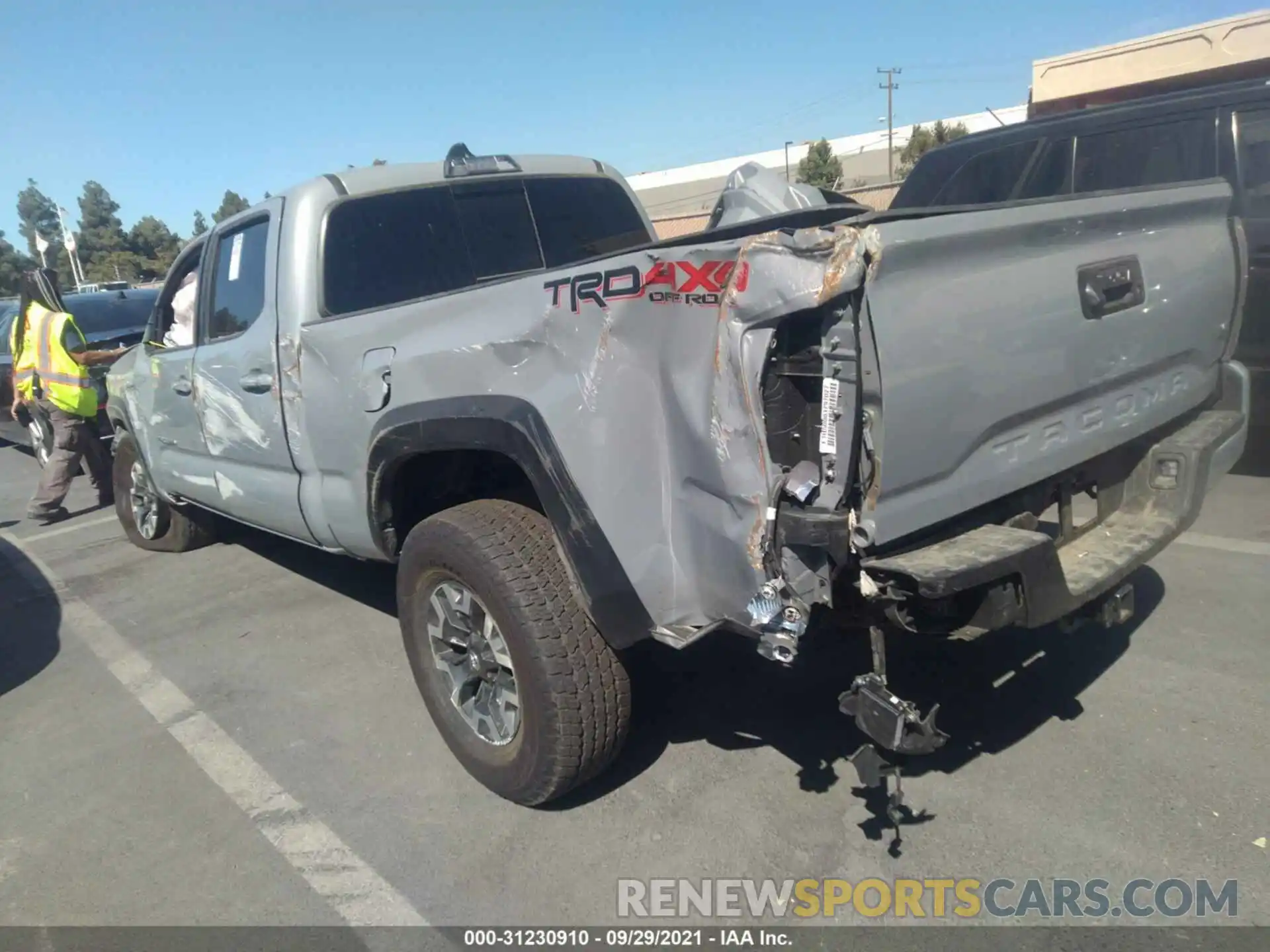 3 Photograph of a damaged car 3TMDZ5BN2MM108703 TOYOTA TACOMA 4WD 2021