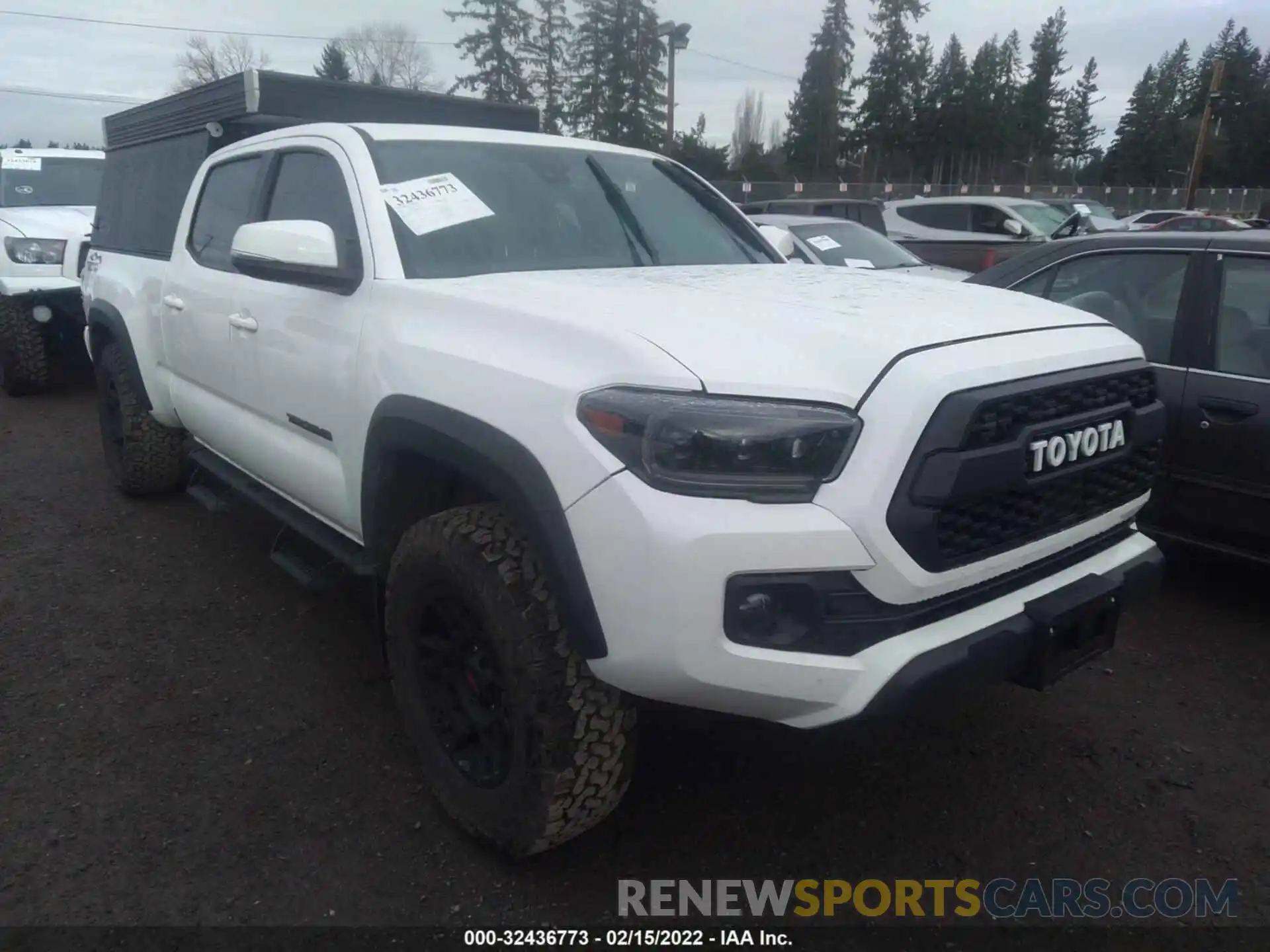 1 Photograph of a damaged car 3TMDZ5BN2MM109284 TOYOTA TACOMA 4WD 2021