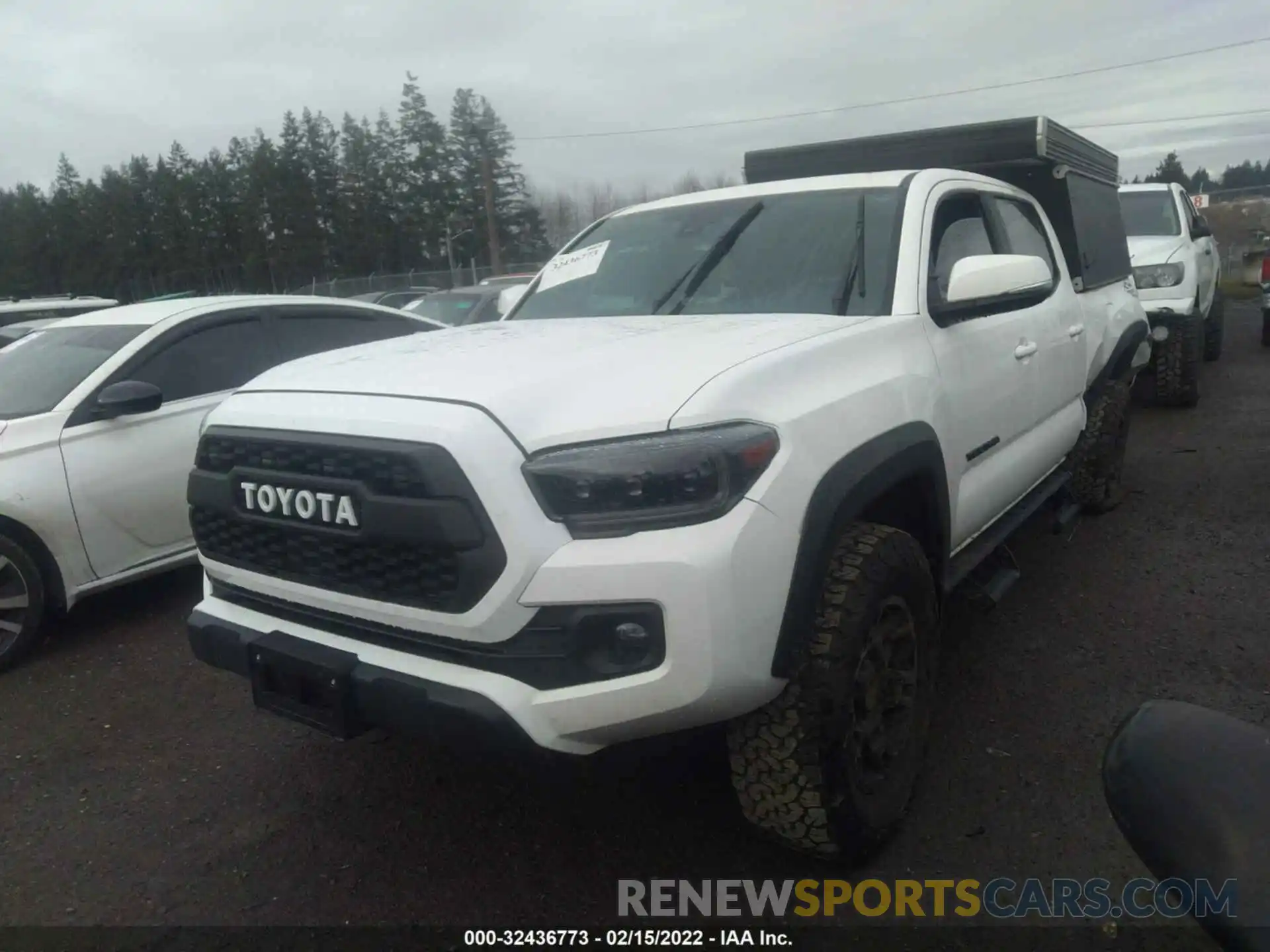 2 Photograph of a damaged car 3TMDZ5BN2MM109284 TOYOTA TACOMA 4WD 2021