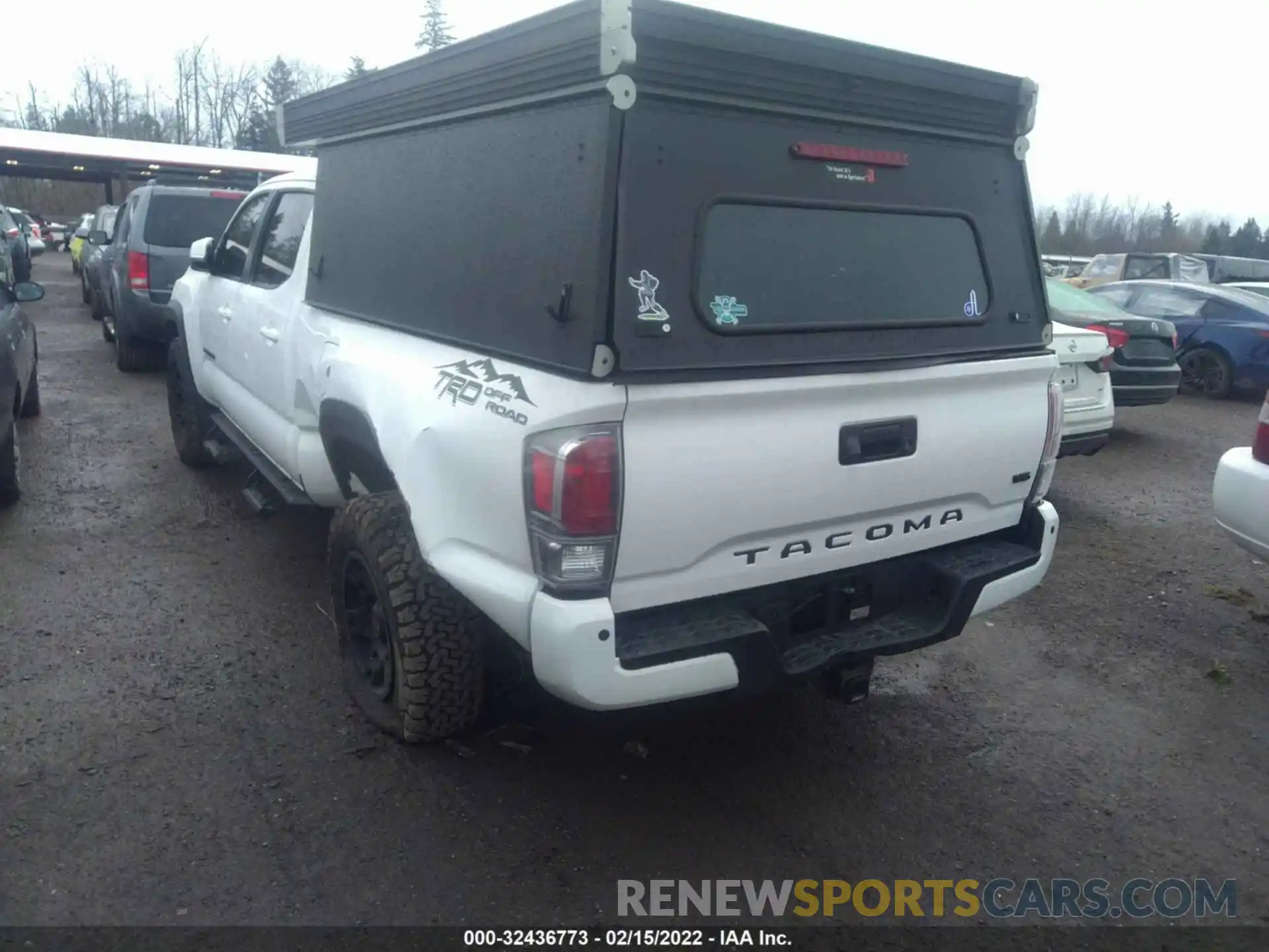 3 Photograph of a damaged car 3TMDZ5BN2MM109284 TOYOTA TACOMA 4WD 2021