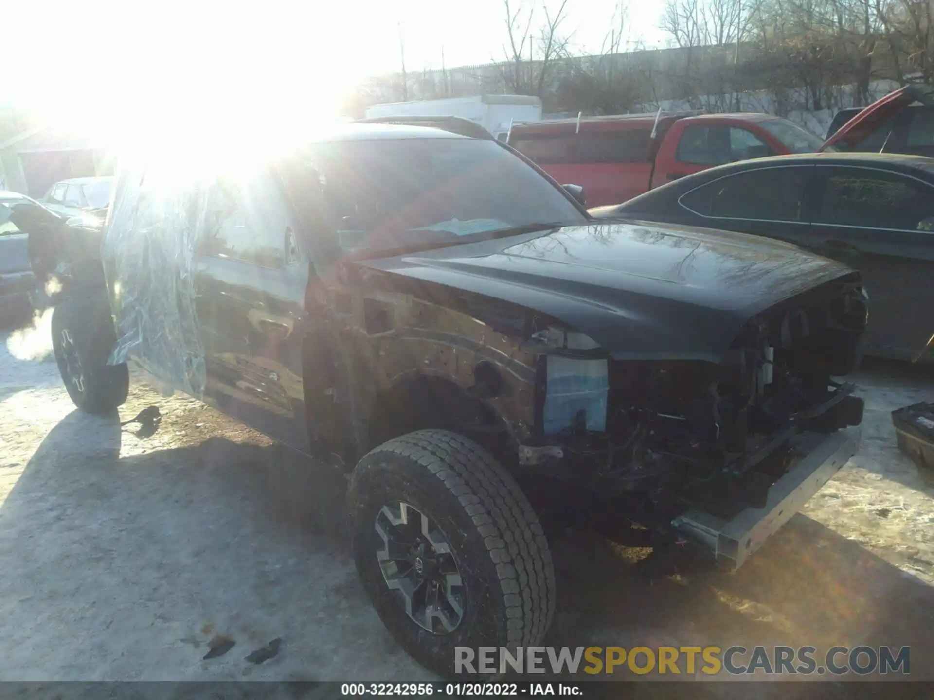 1 Photograph of a damaged car 3TMDZ5BN2MM109897 TOYOTA TACOMA 4WD 2021