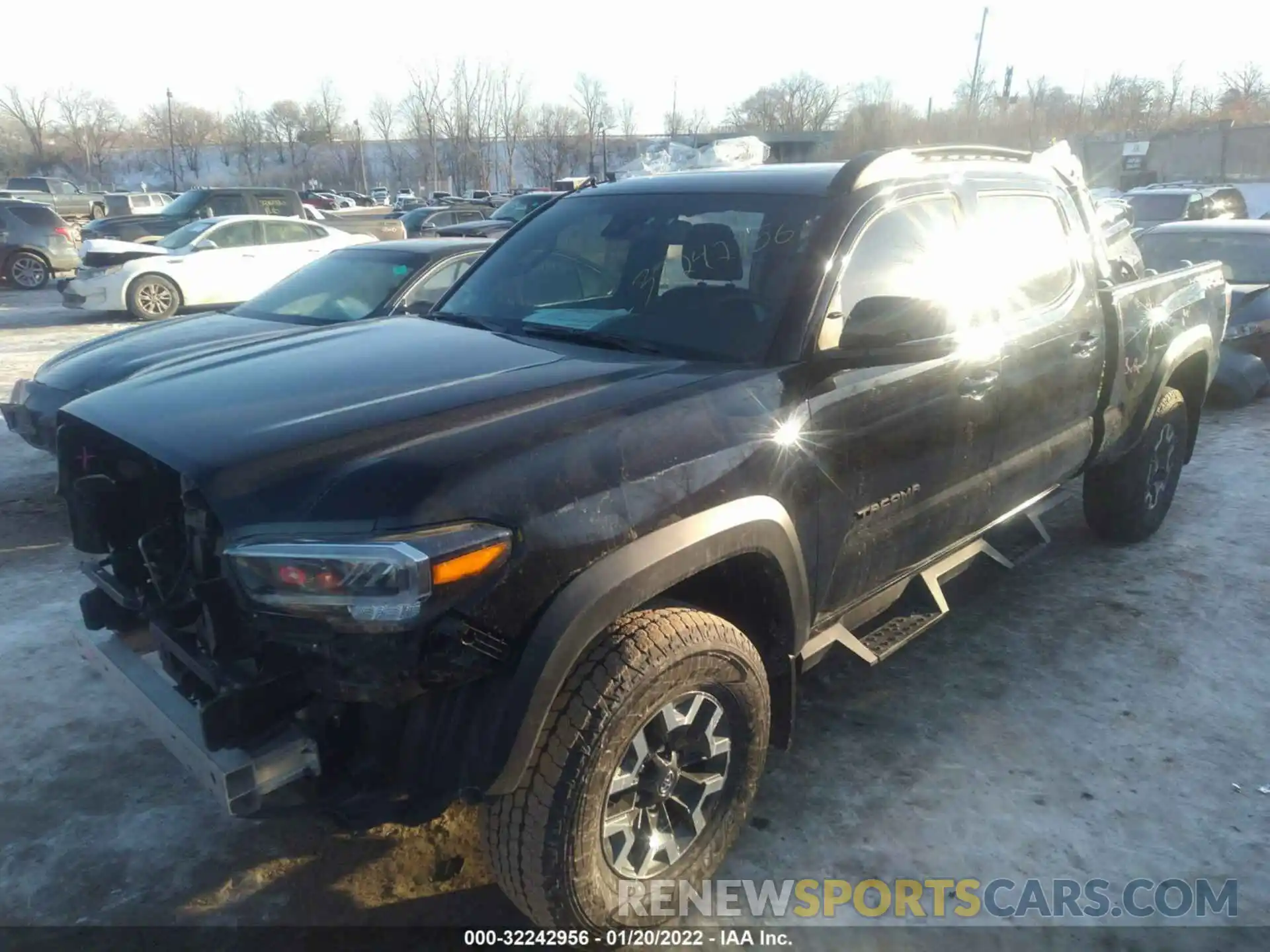 2 Photograph of a damaged car 3TMDZ5BN2MM109897 TOYOTA TACOMA 4WD 2021