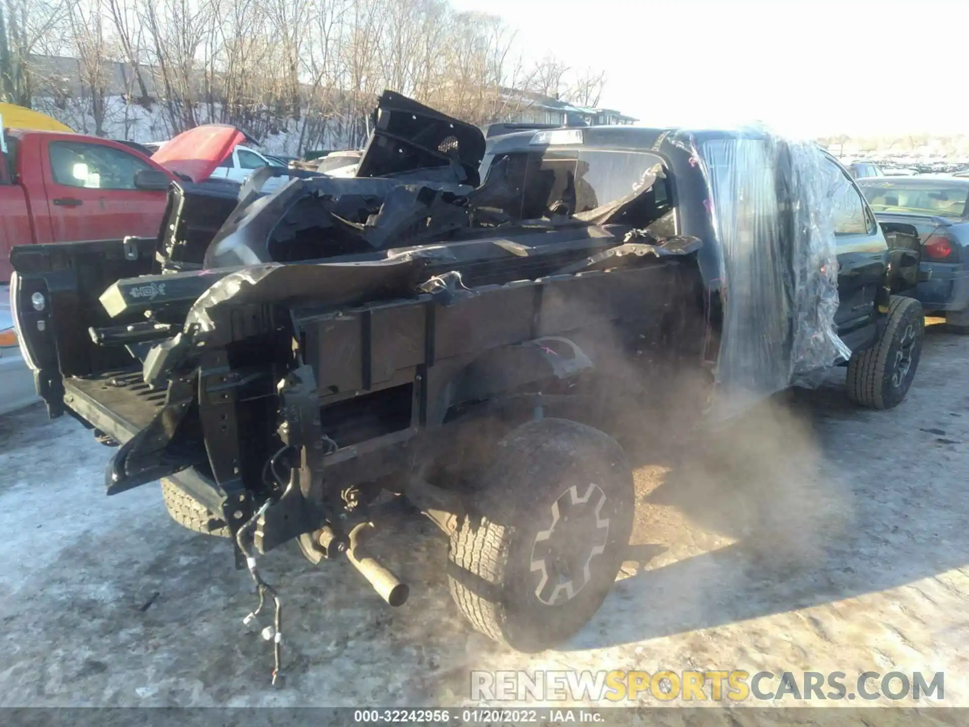 4 Photograph of a damaged car 3TMDZ5BN2MM109897 TOYOTA TACOMA 4WD 2021