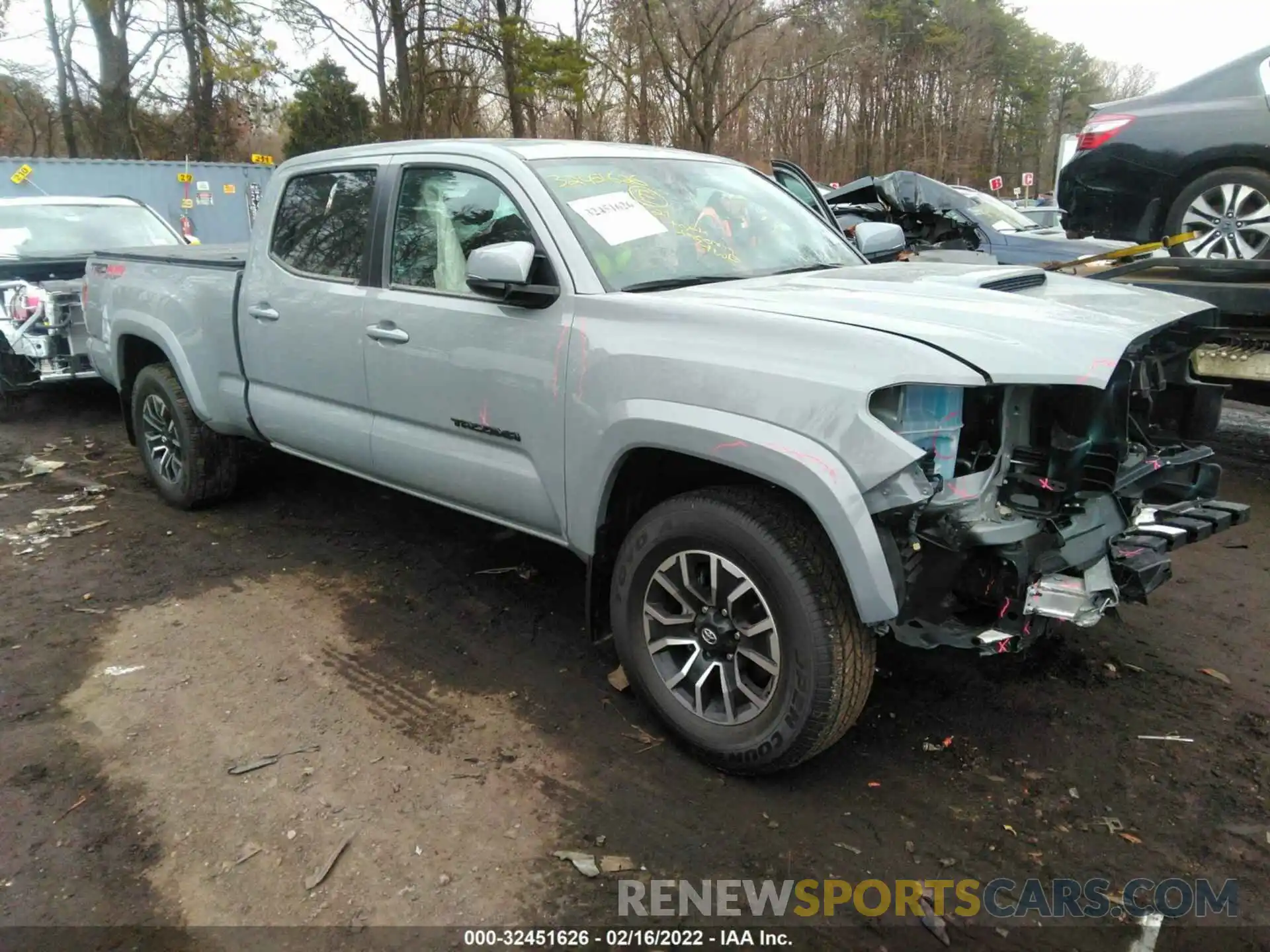 1 Photograph of a damaged car 3TMDZ5BN2MM111858 TOYOTA TACOMA 4WD 2021