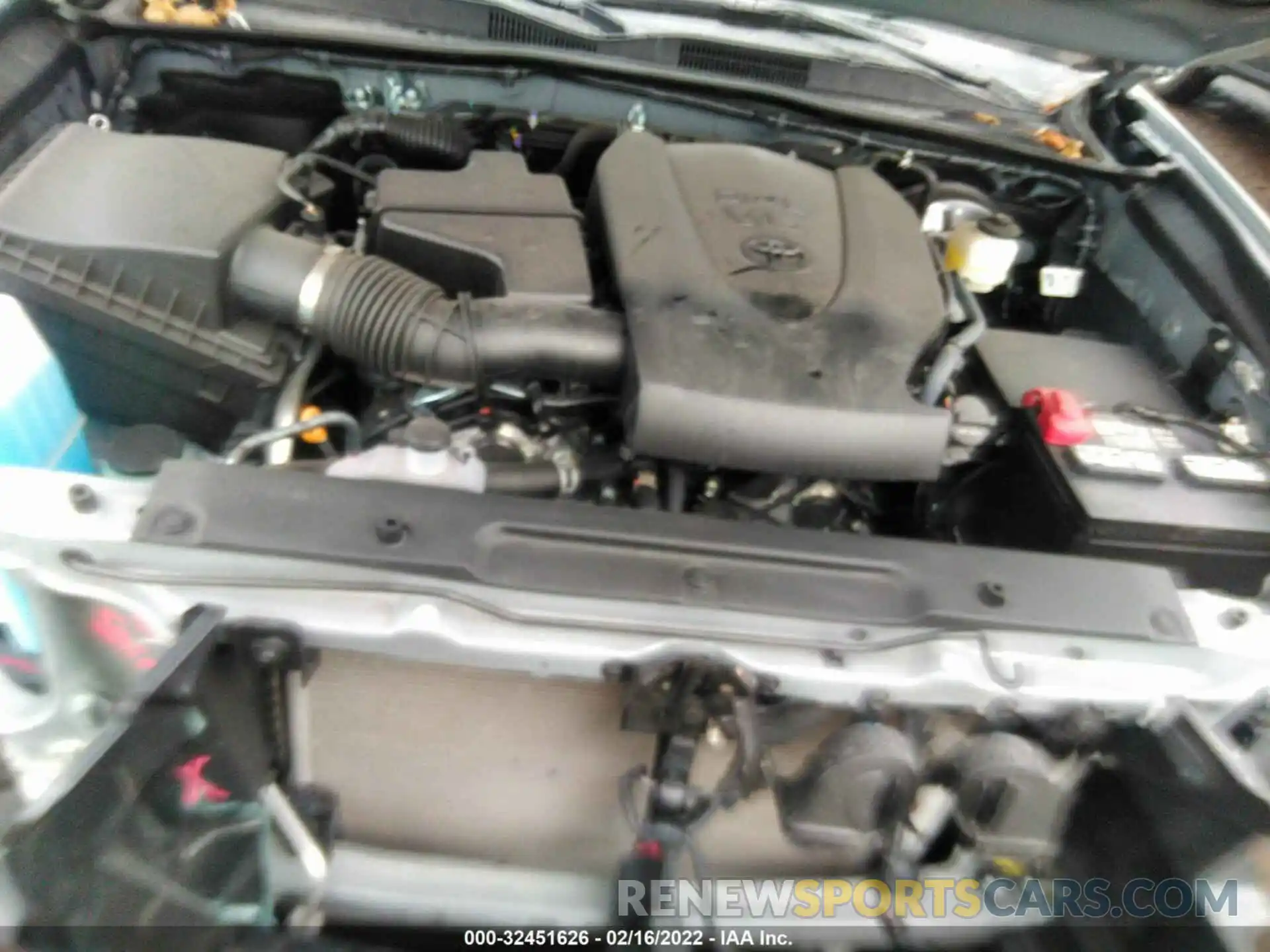 10 Photograph of a damaged car 3TMDZ5BN2MM111858 TOYOTA TACOMA 4WD 2021