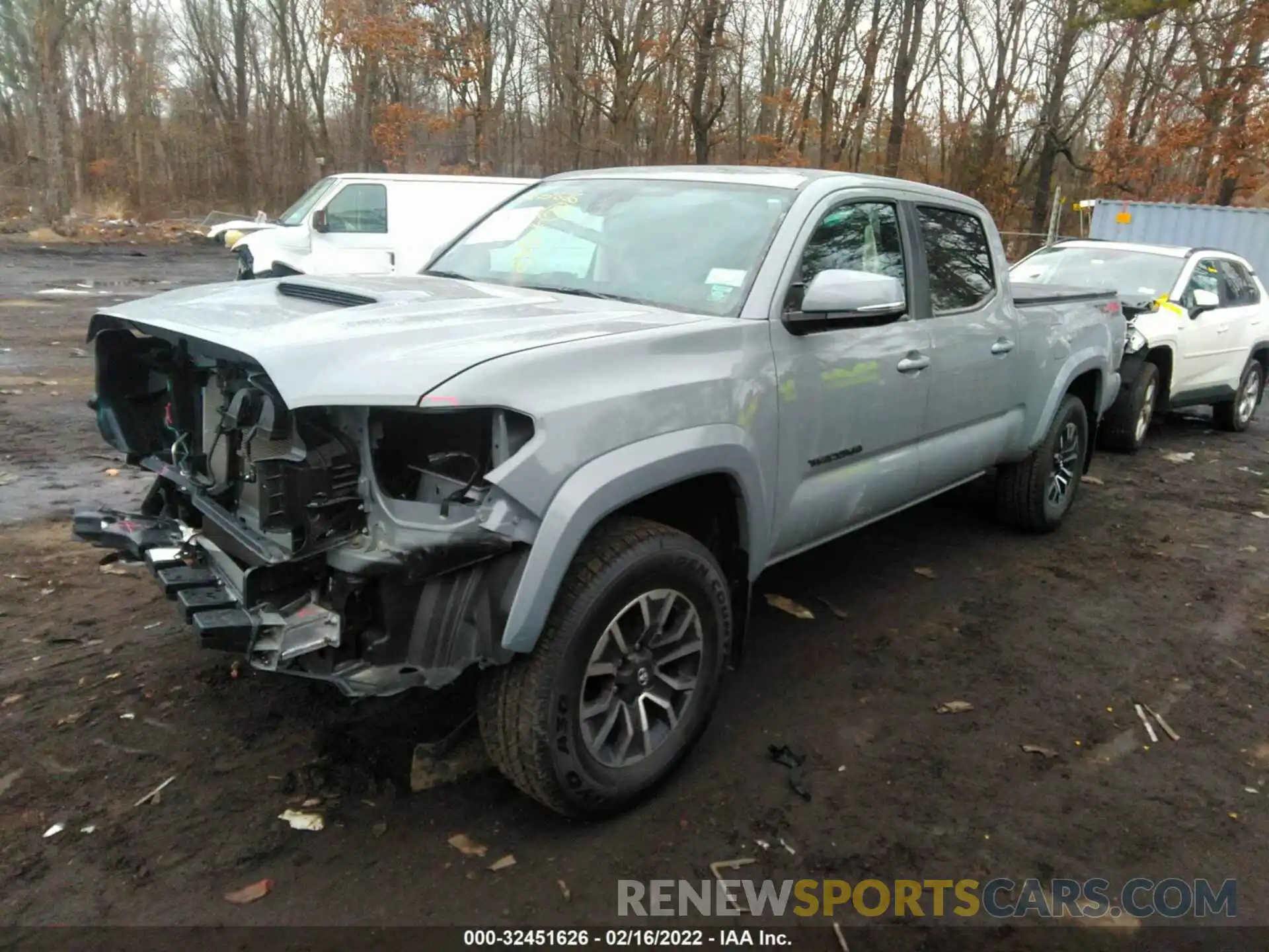 2 Photograph of a damaged car 3TMDZ5BN2MM111858 TOYOTA TACOMA 4WD 2021