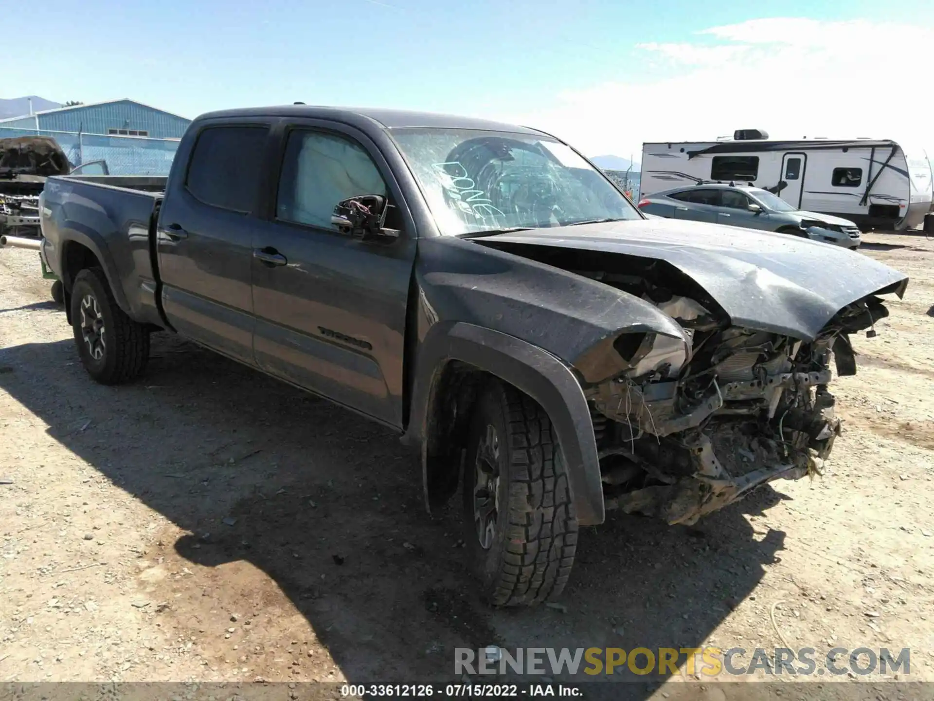 1 Photograph of a damaged car 3TMDZ5BN2MM113528 TOYOTA TACOMA 4WD 2021