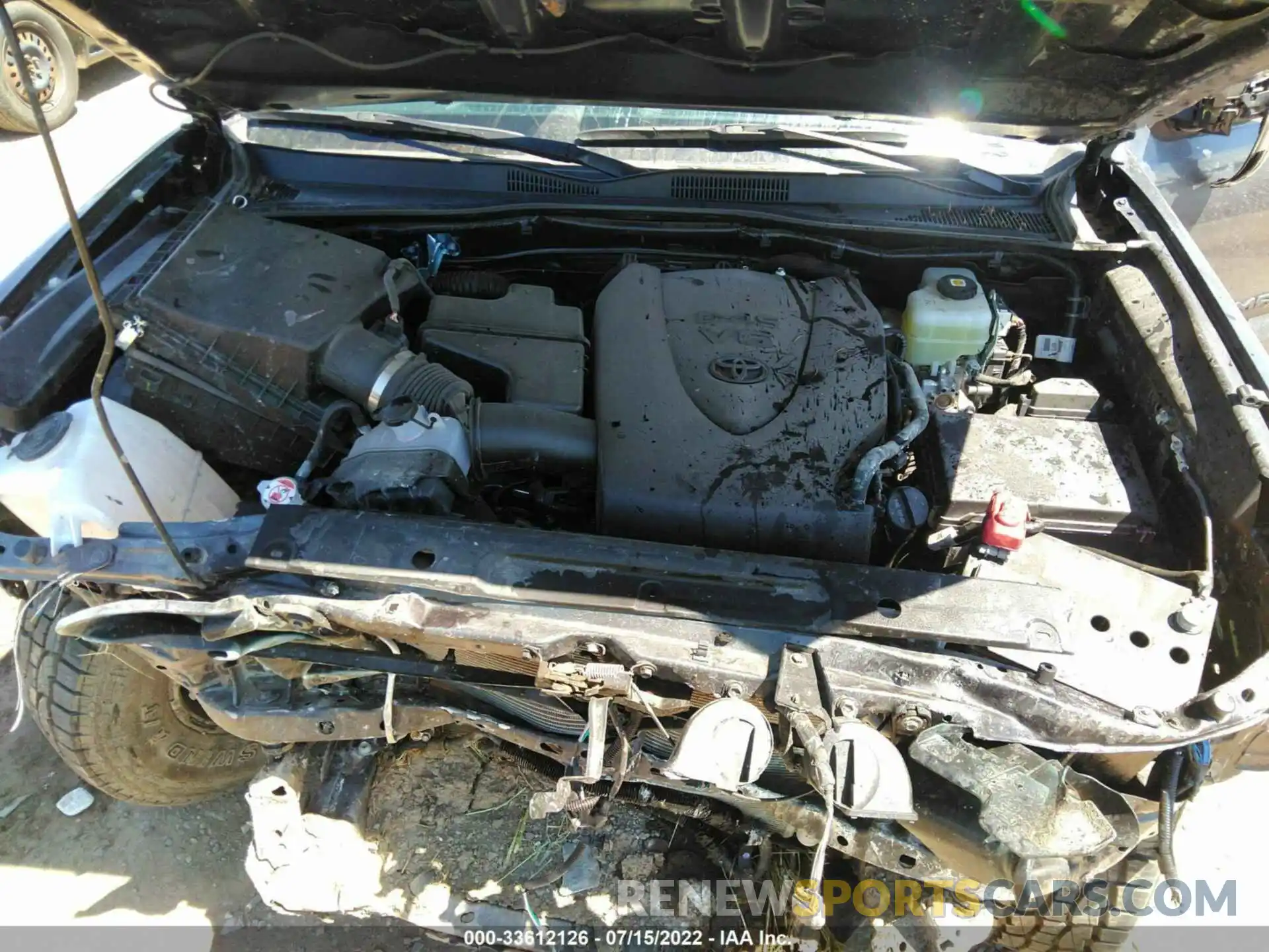 10 Photograph of a damaged car 3TMDZ5BN2MM113528 TOYOTA TACOMA 4WD 2021