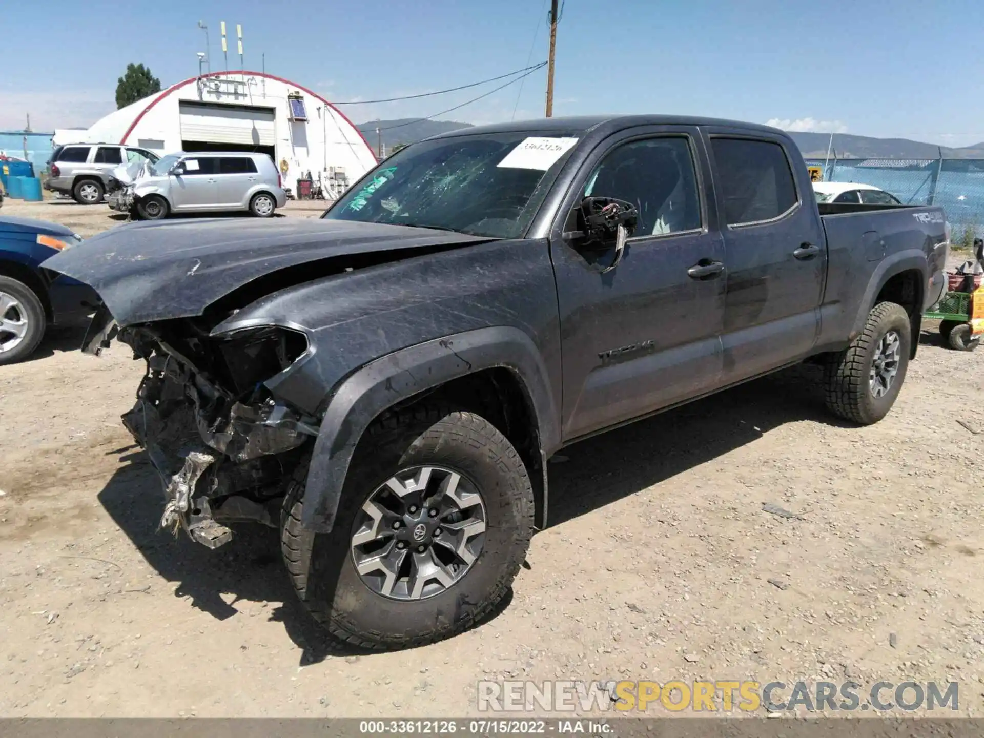 2 Photograph of a damaged car 3TMDZ5BN2MM113528 TOYOTA TACOMA 4WD 2021