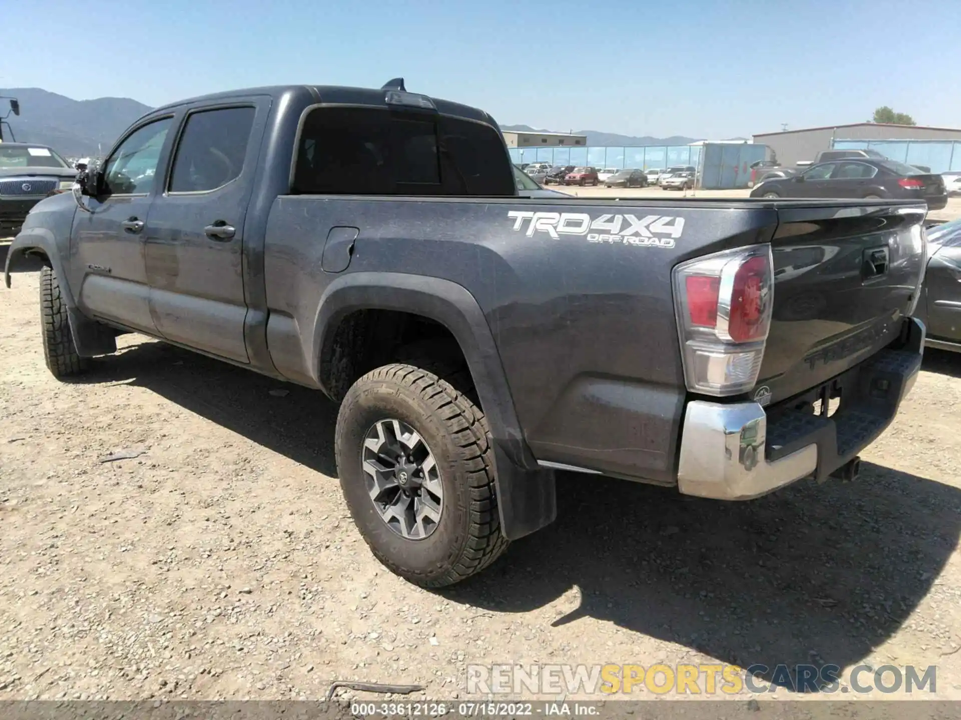 3 Photograph of a damaged car 3TMDZ5BN2MM113528 TOYOTA TACOMA 4WD 2021