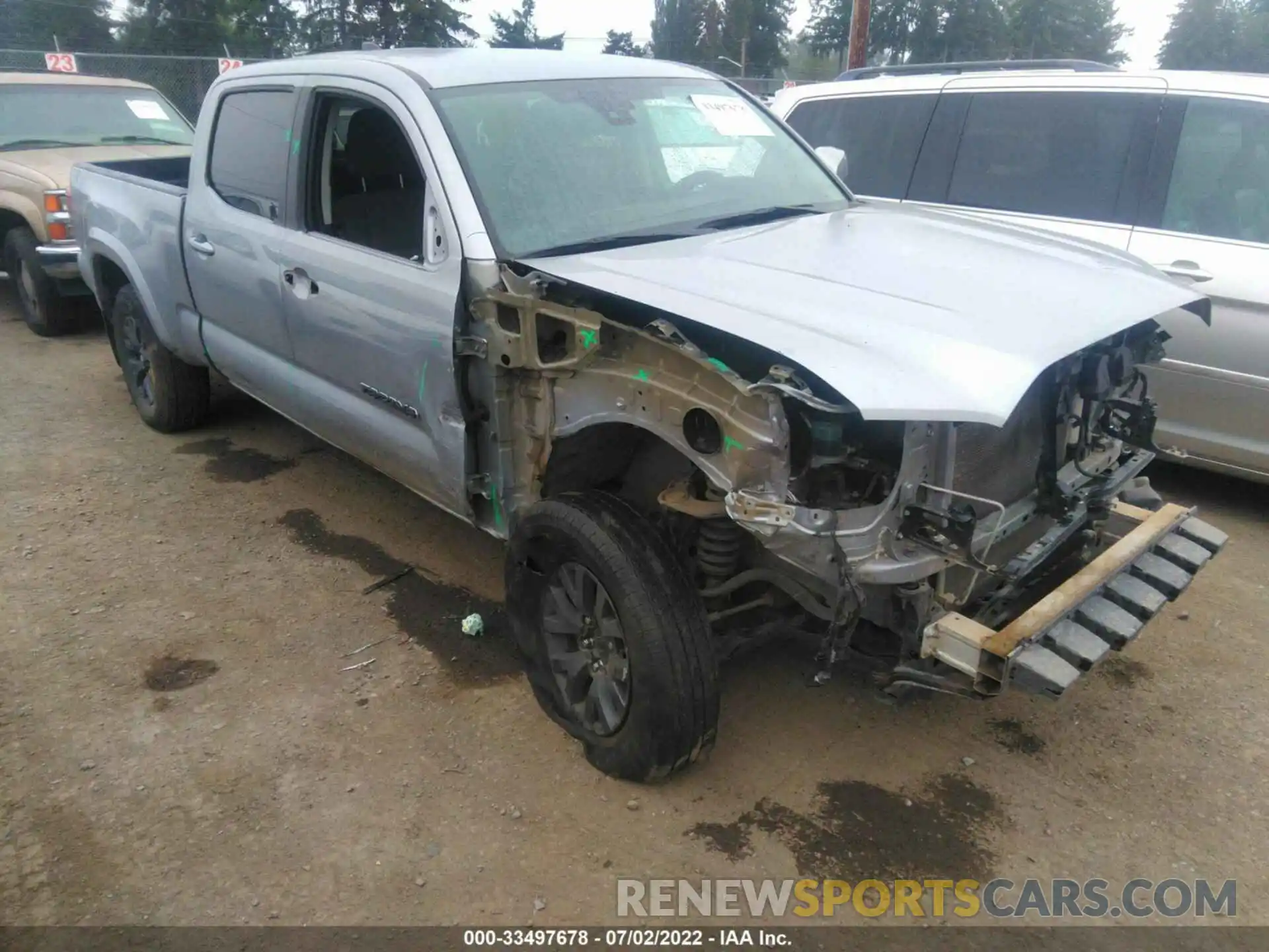 1 Photograph of a damaged car 3TMDZ5BN3MM106362 TOYOTA TACOMA 4WD 2021