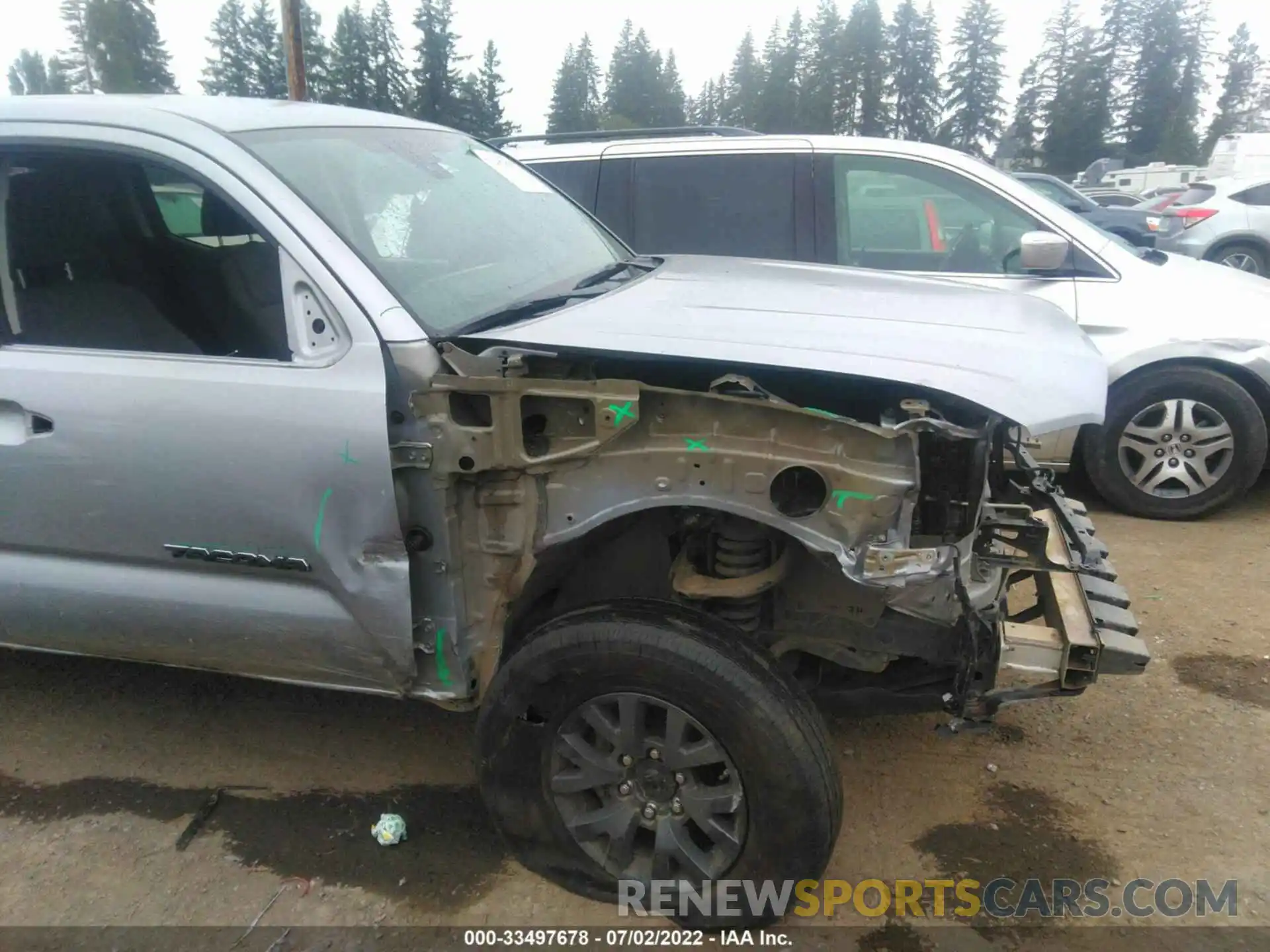 6 Photograph of a damaged car 3TMDZ5BN3MM106362 TOYOTA TACOMA 4WD 2021