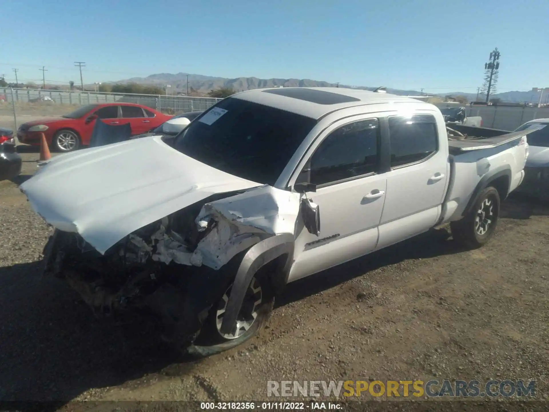 2 Photograph of a damaged car 3TMDZ5BN3MM114235 TOYOTA TACOMA 4WD 2021