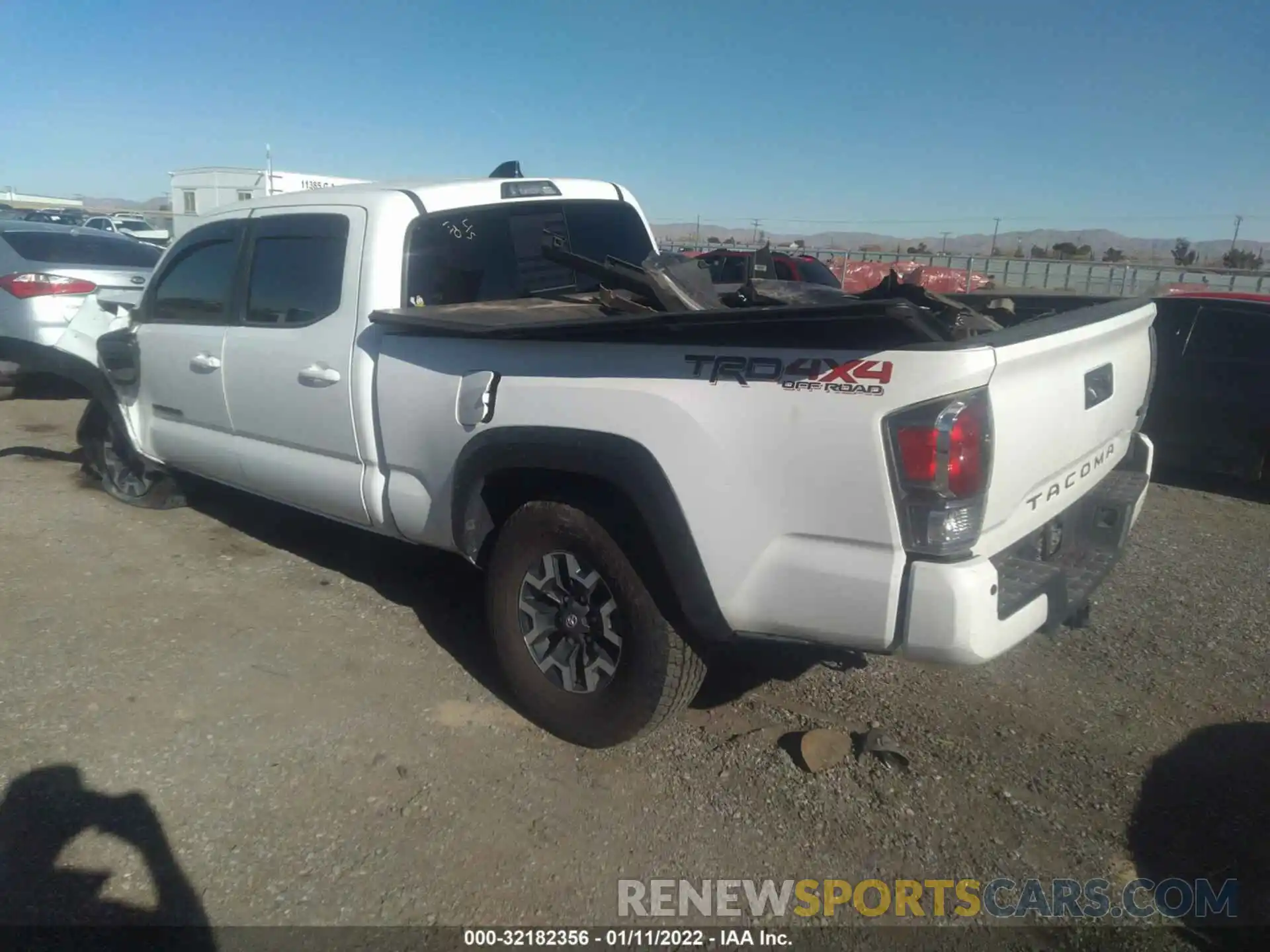 3 Photograph of a damaged car 3TMDZ5BN3MM114235 TOYOTA TACOMA 4WD 2021