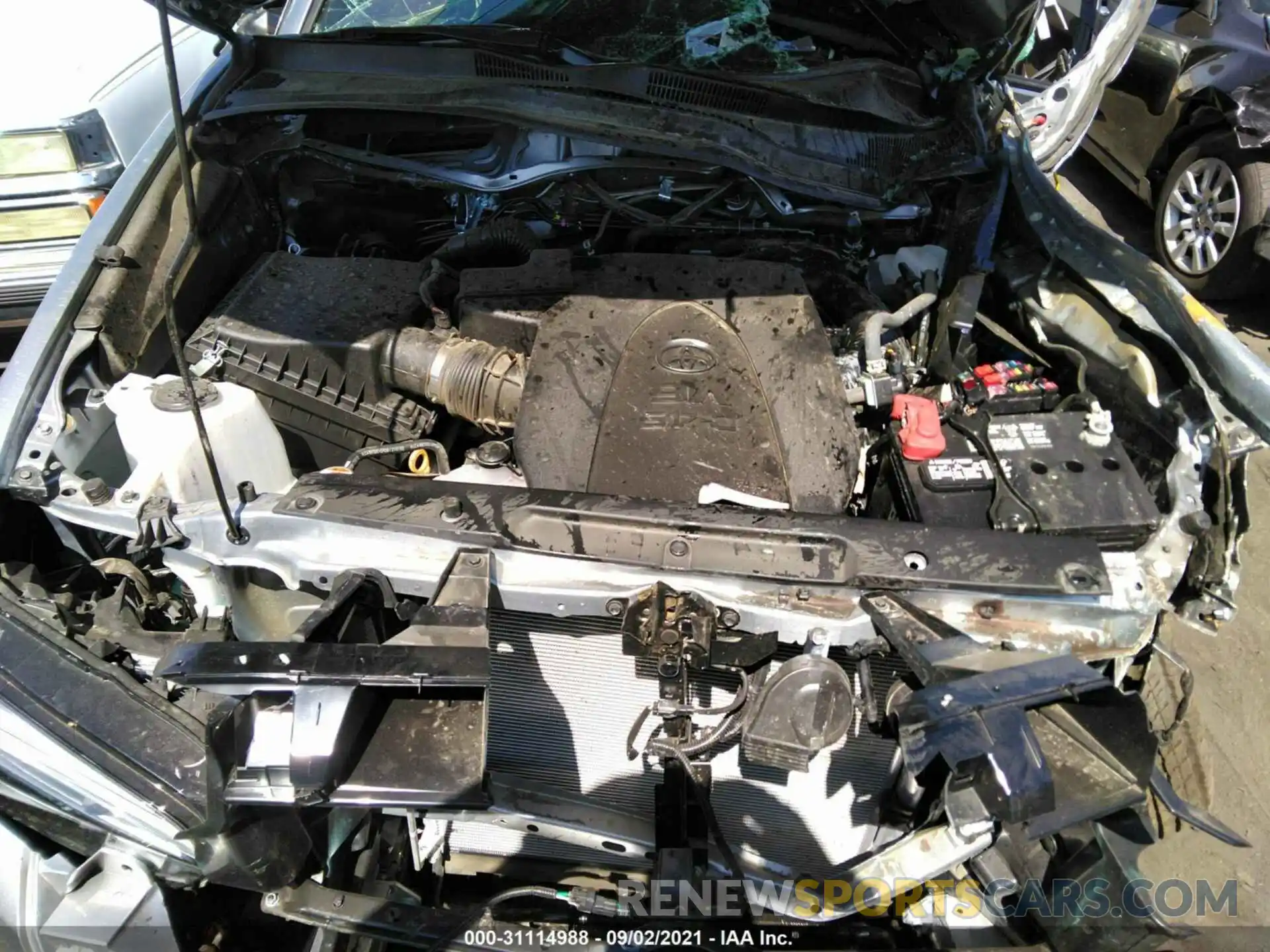 10 Photograph of a damaged car 3TMDZ5BN3MM117572 TOYOTA TACOMA 4WD 2021