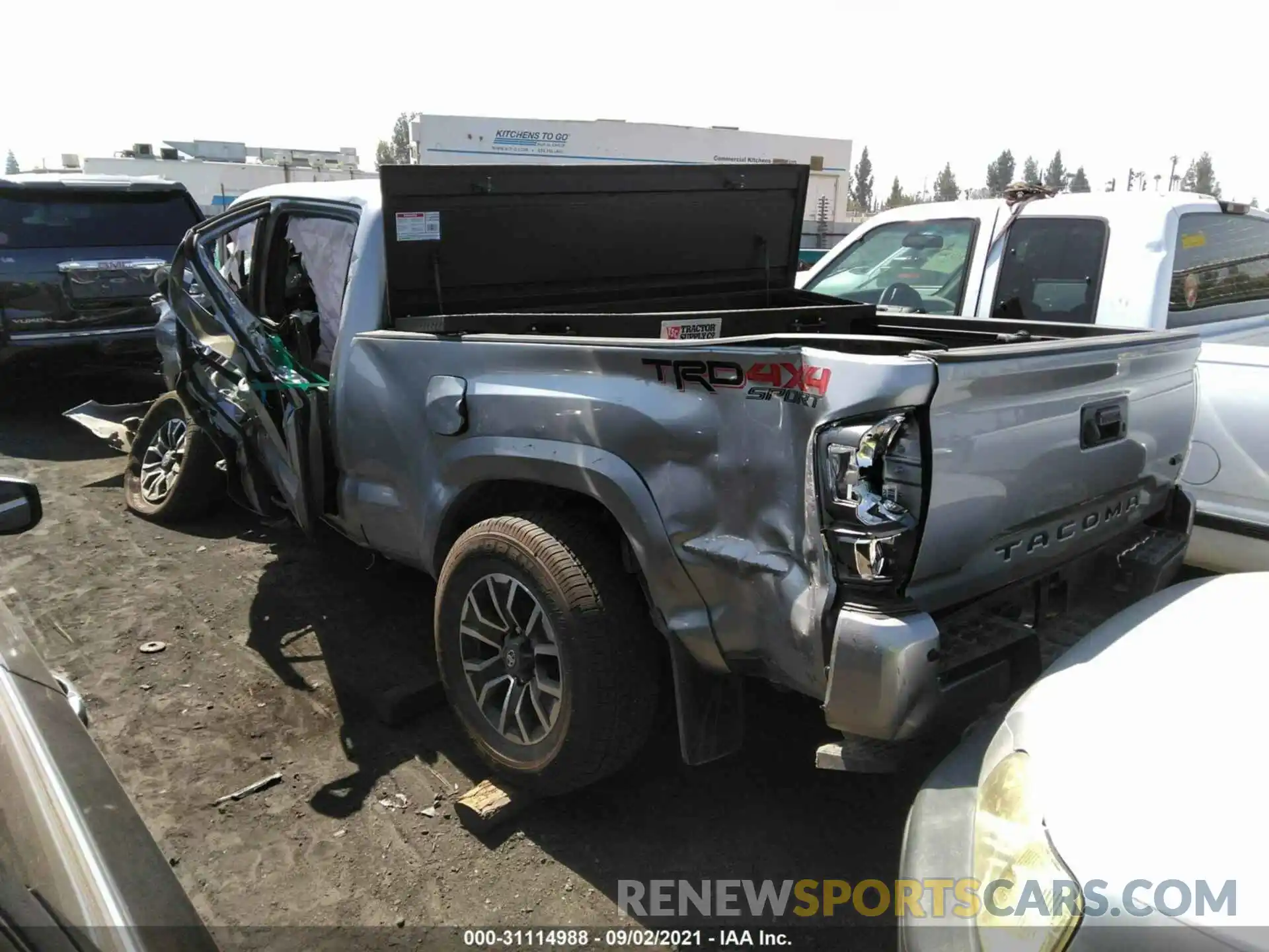 3 Photograph of a damaged car 3TMDZ5BN3MM117572 TOYOTA TACOMA 4WD 2021