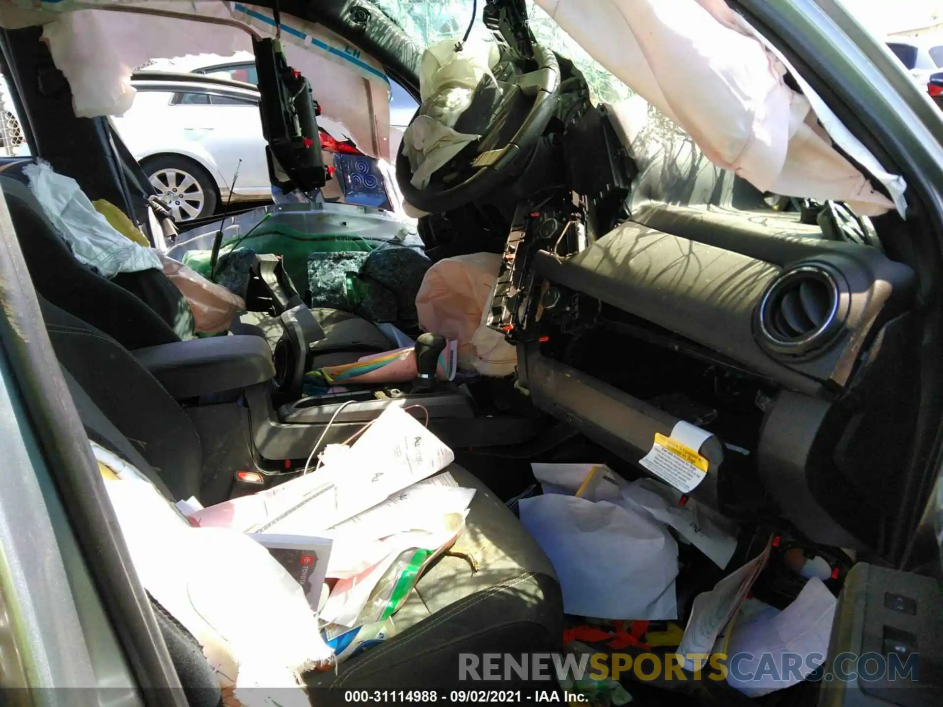 5 Photograph of a damaged car 3TMDZ5BN3MM117572 TOYOTA TACOMA 4WD 2021